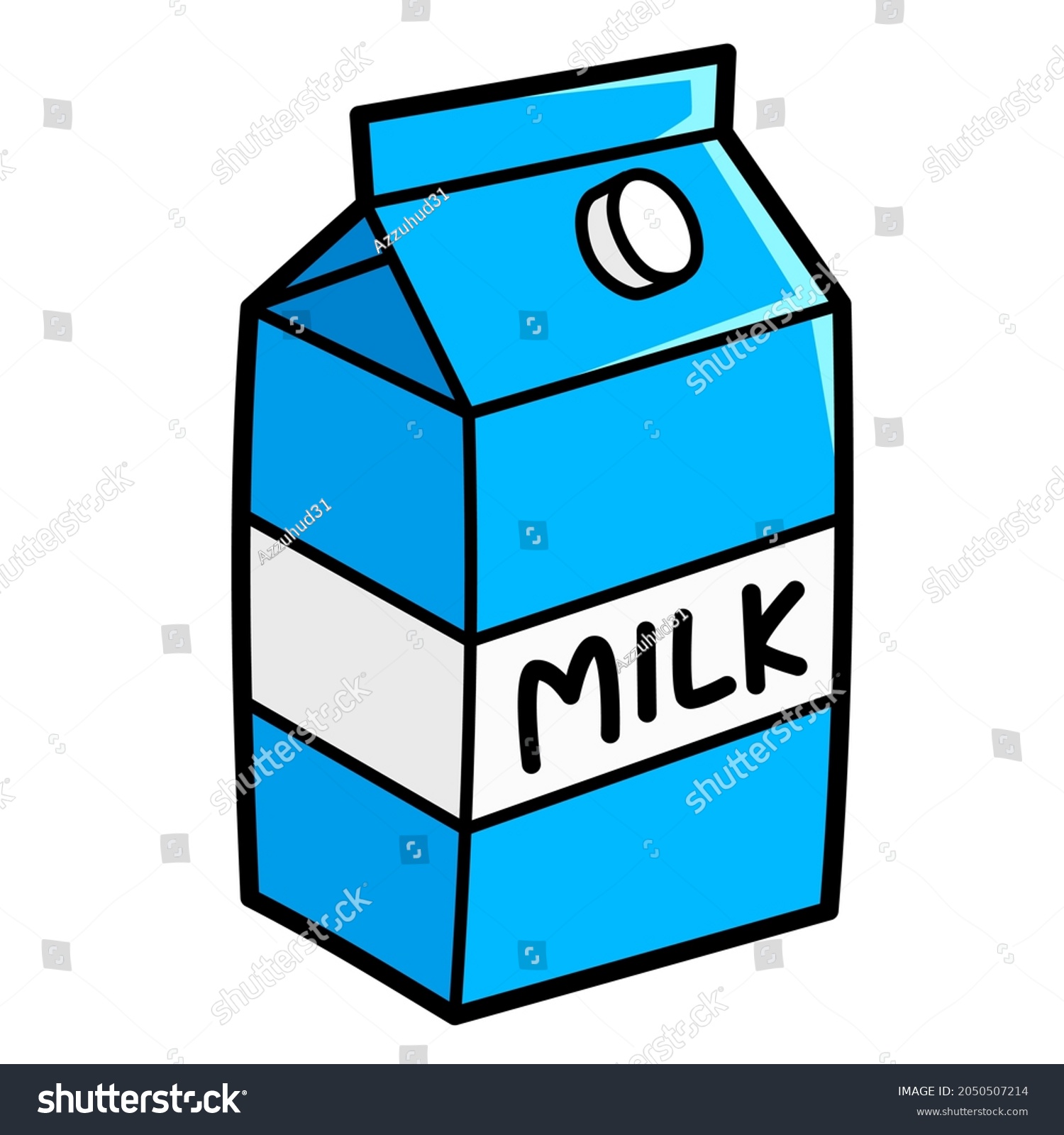 Milk Box Cartoon Twitch Emote Vector Stock Vector (Royalty Free ...