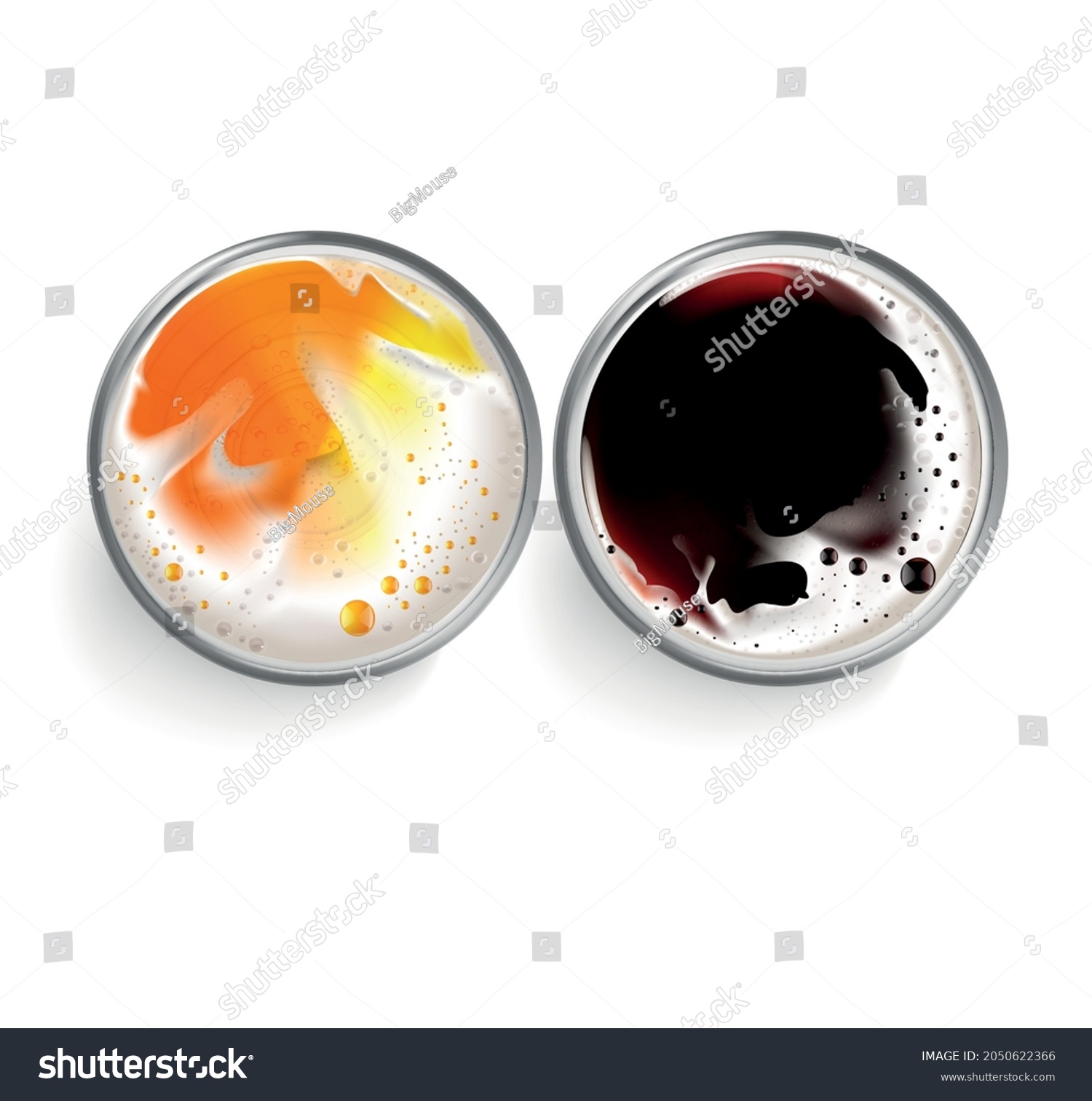 Realistic Detailed 3d Beer Glass Foam Stock Vector Royalty Free 2050622366 Shutterstock 6099