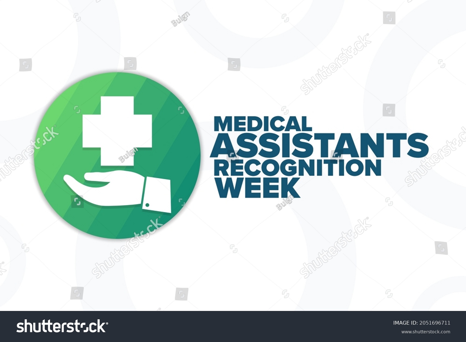 Medical Assistants Recognition Week Holiday Concept Stock Vector