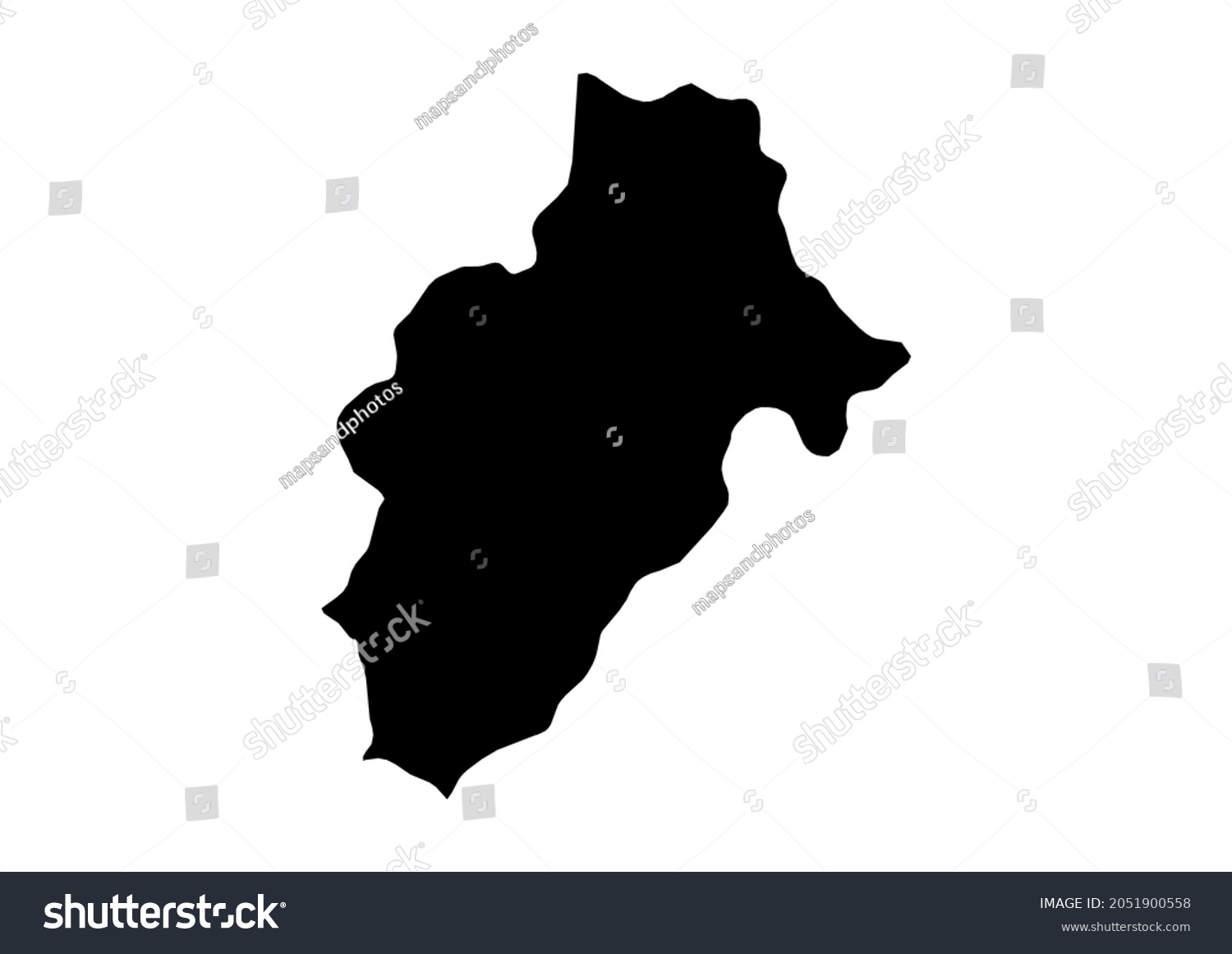 Moqueguadepartamento De Moqueguaperu Map Fully Editable Stock Vector ...