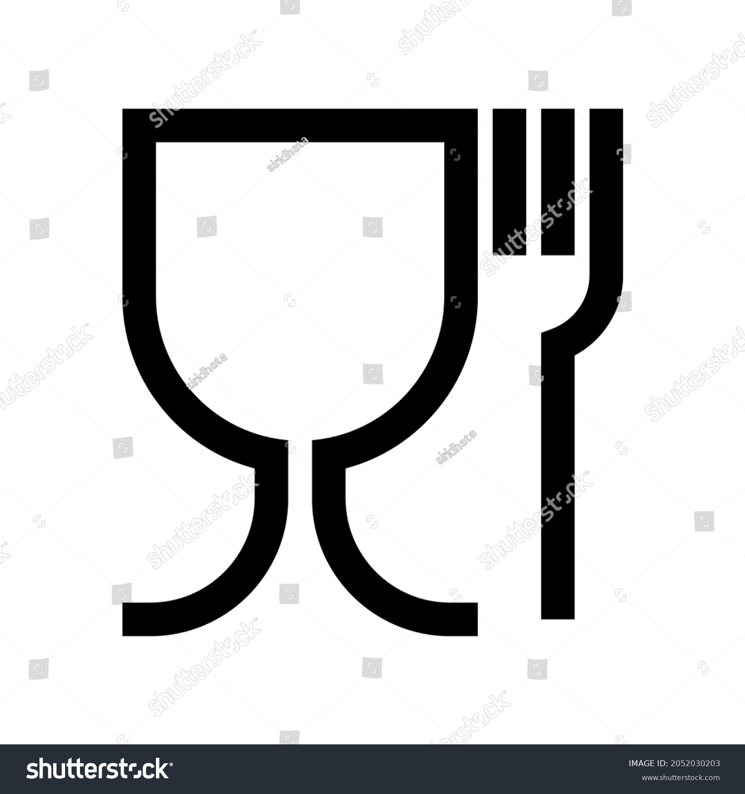 Vector Food Grade Icon On White Stock Vector (Royalty Free) 2052030203 ...