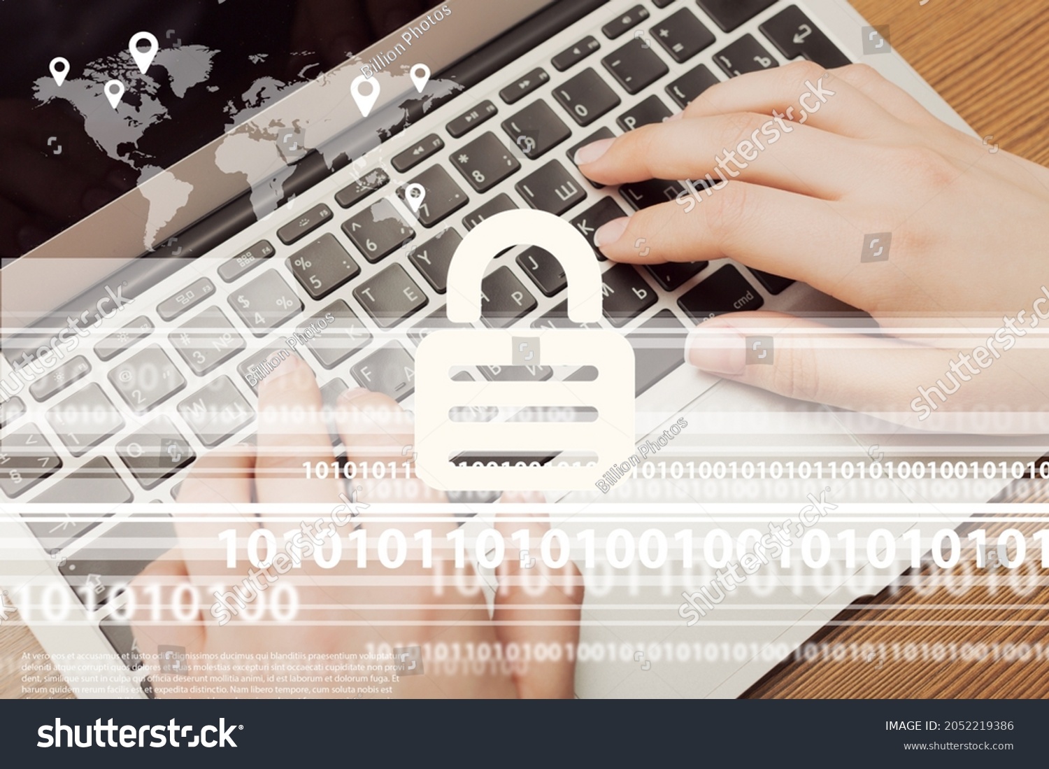 Concept Cyber Security Information Encryption Cybersecurity Stock Photo Concept Cyber Security Information Encryption Cybersecurity Stock Photo