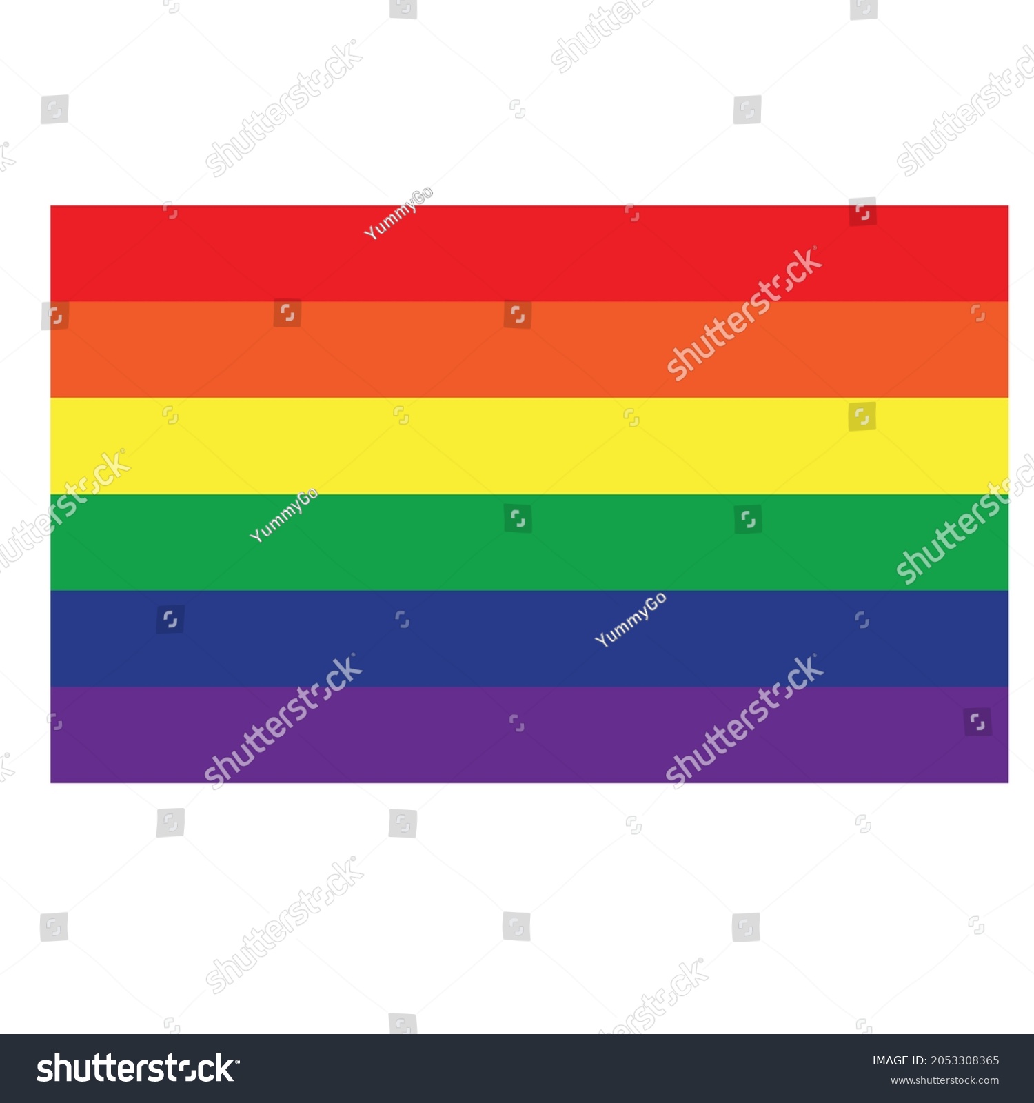 Pride Flag Illustration Lgbt Community Symbol Stock Vector Royalty Free Shutterstock