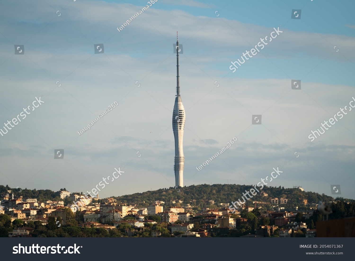 Camlica Tower Tv Tower Historical City Stock Photo 2054071367 ...