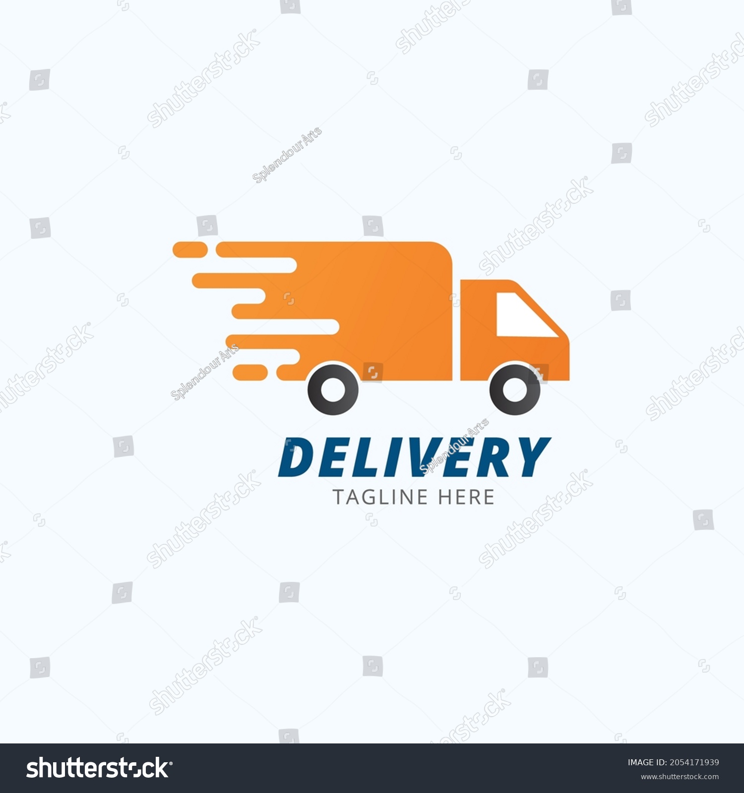 Truck Delivery Logo Vector Company Icon Stock Vector (Royalty Free ...