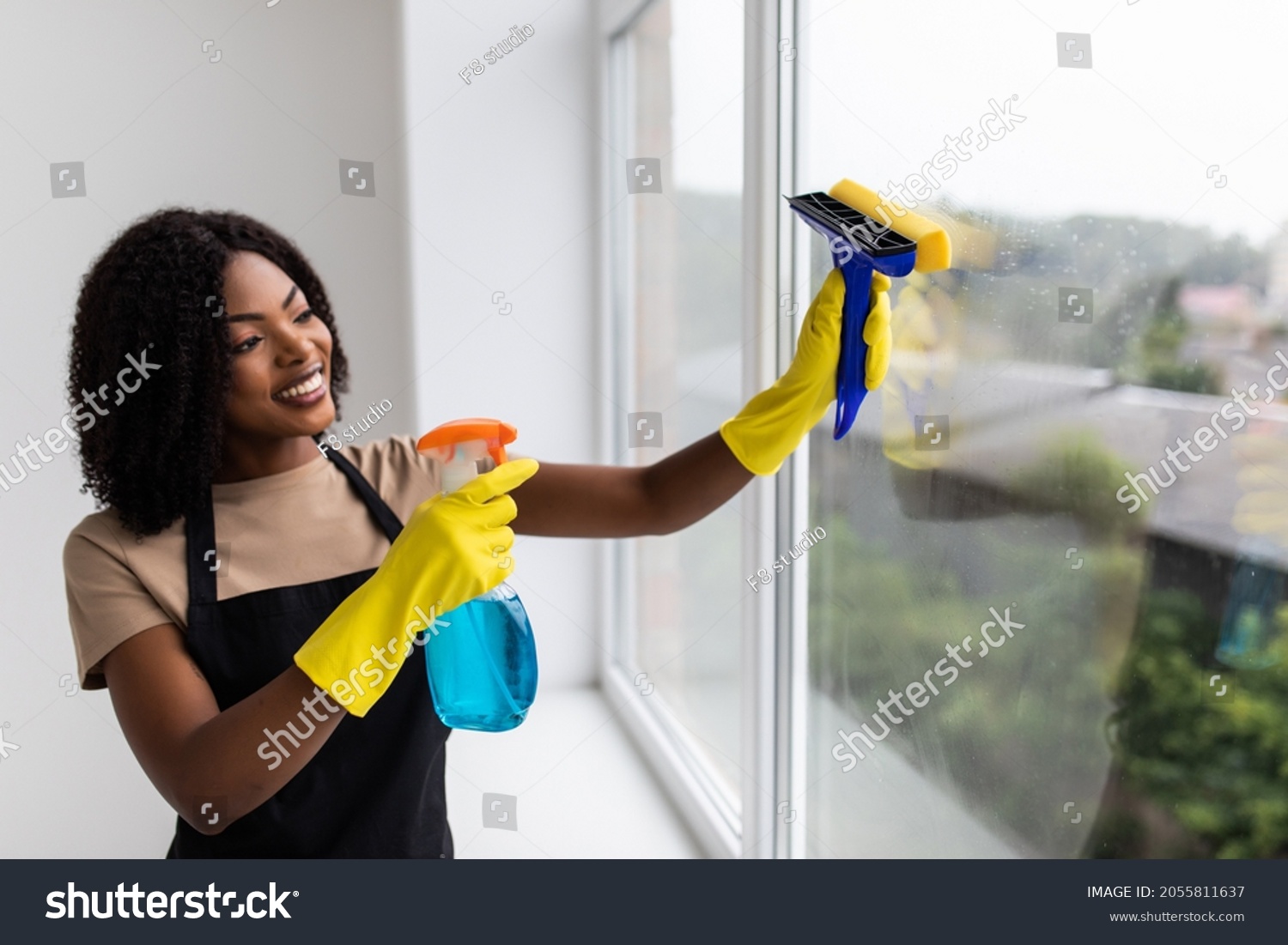 7 904 Imagens De Black Woman Cleaning House Imagens Fotos Stock E Vetores Shutterstock