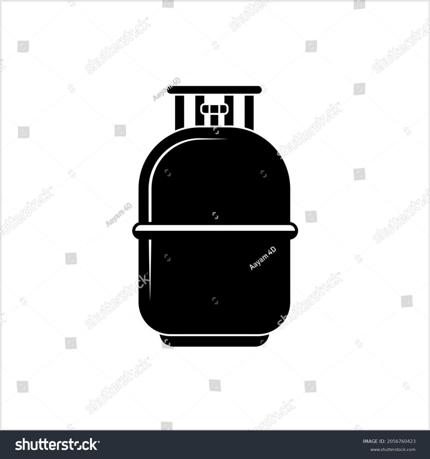 Lpg Cylinder Icon Liquefied Petroleum Liquid Stock Vector (Royalty Free ...