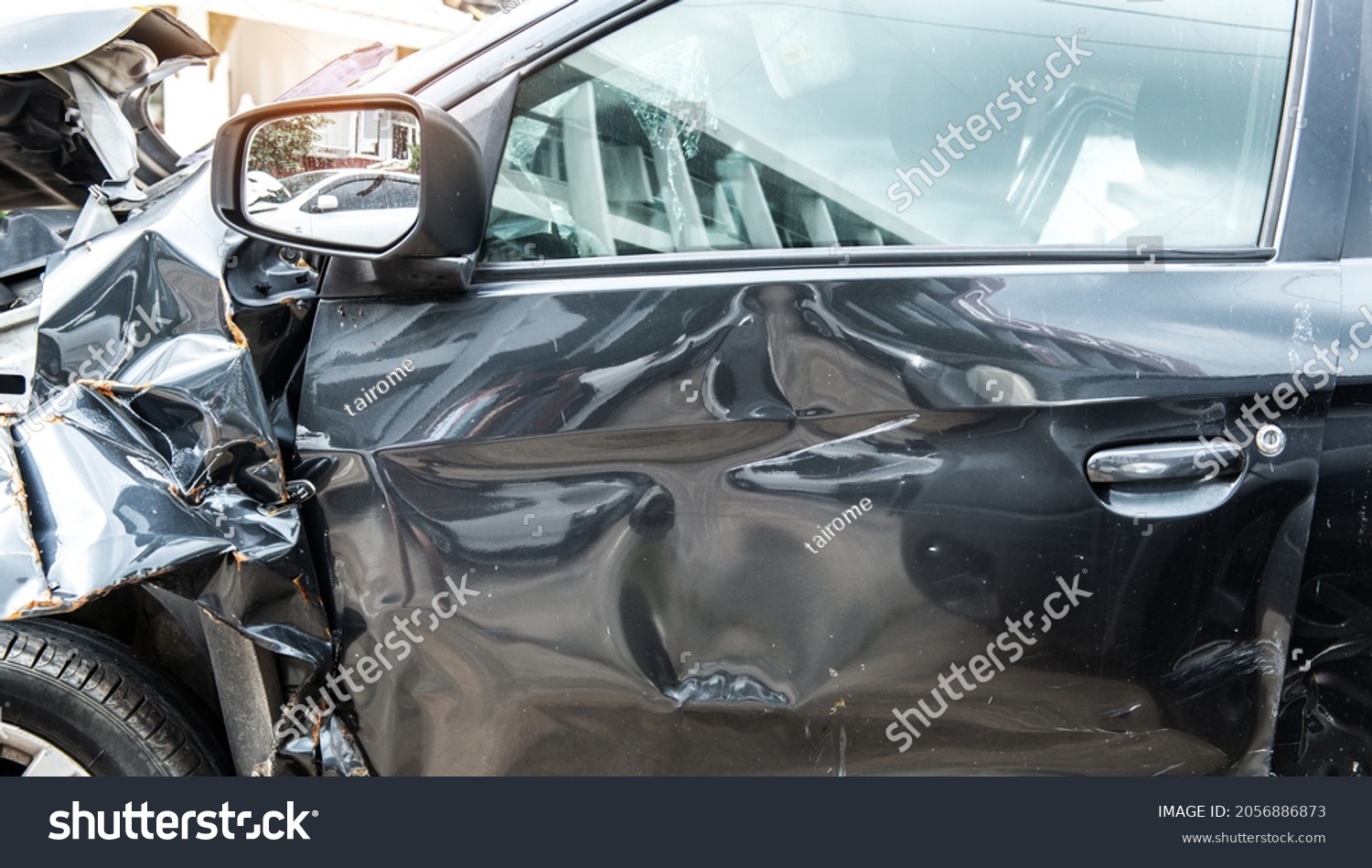 Car Crashes Dangerous Car Accidents On Stock Photo 2056886873 ...