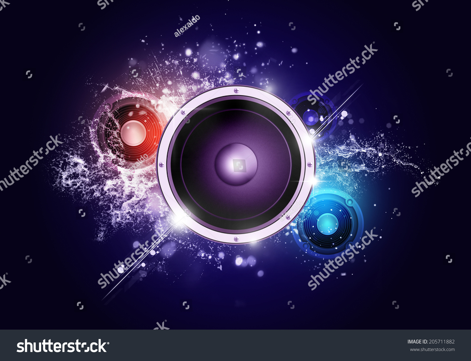 Party Music Background Flyers Nightclub Posters Stock Illustration Shutterstock