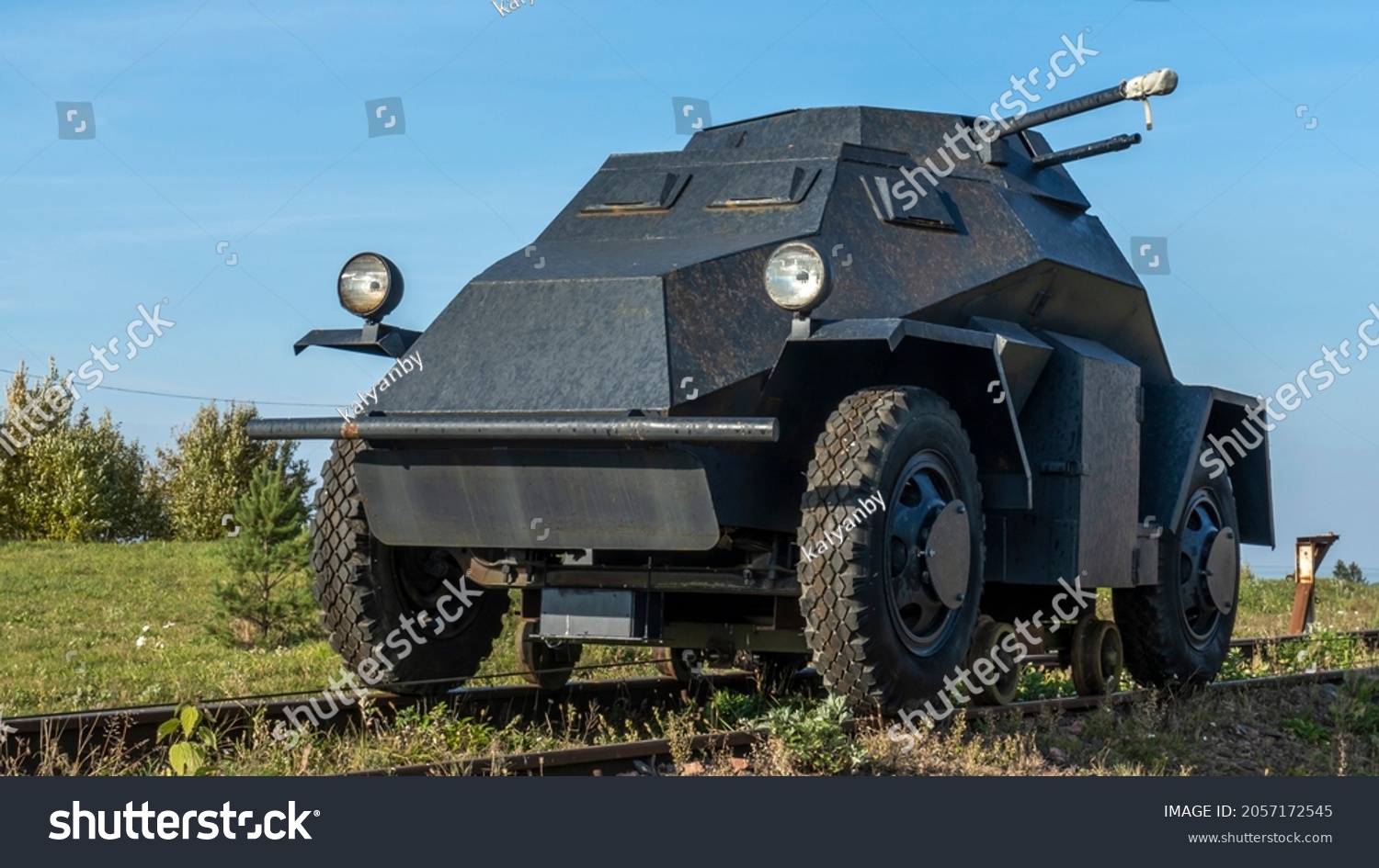 Period Ww2 German Armoured Scout Command Stock Photo 2057172545 ...