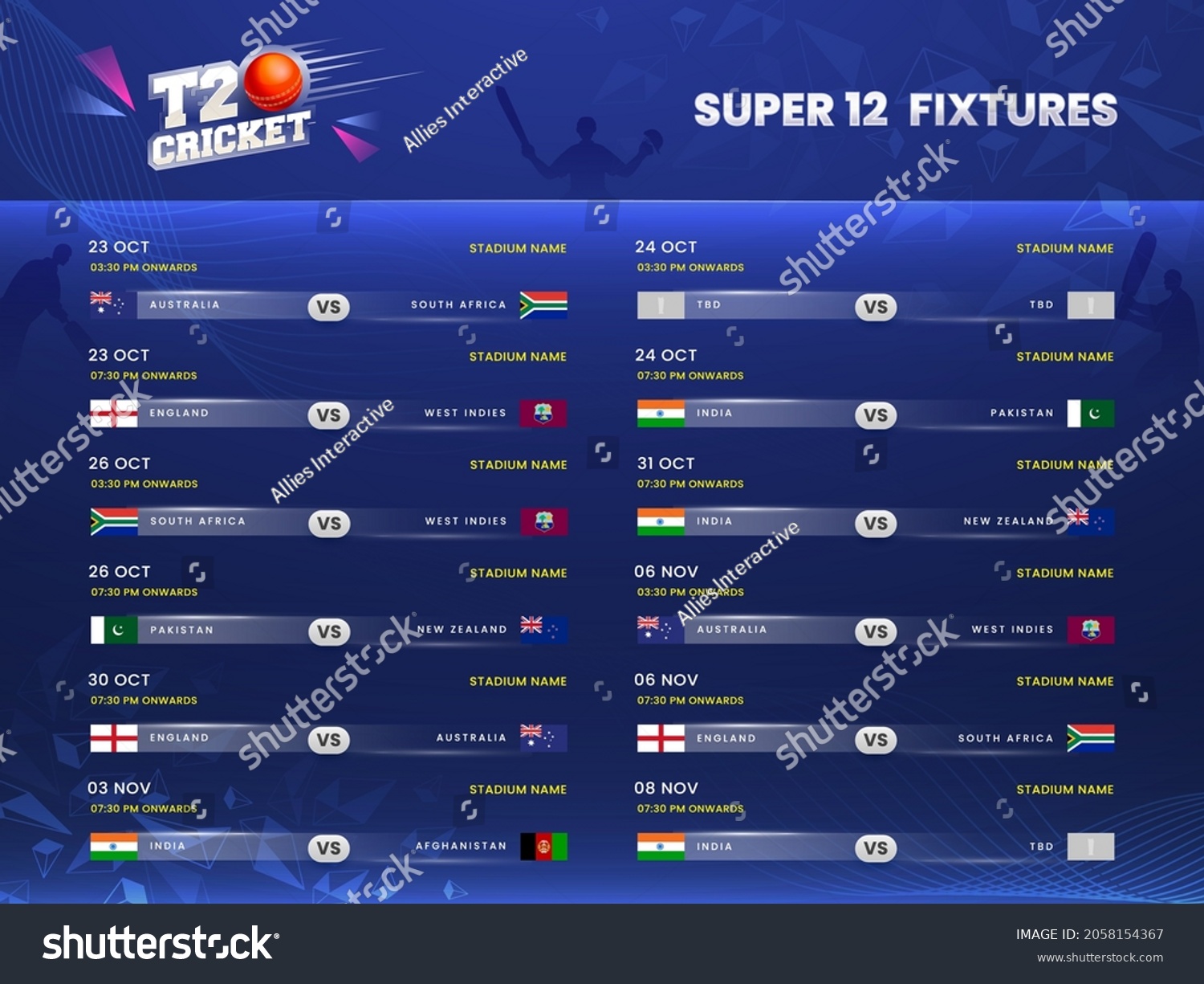 cricket tour schedule