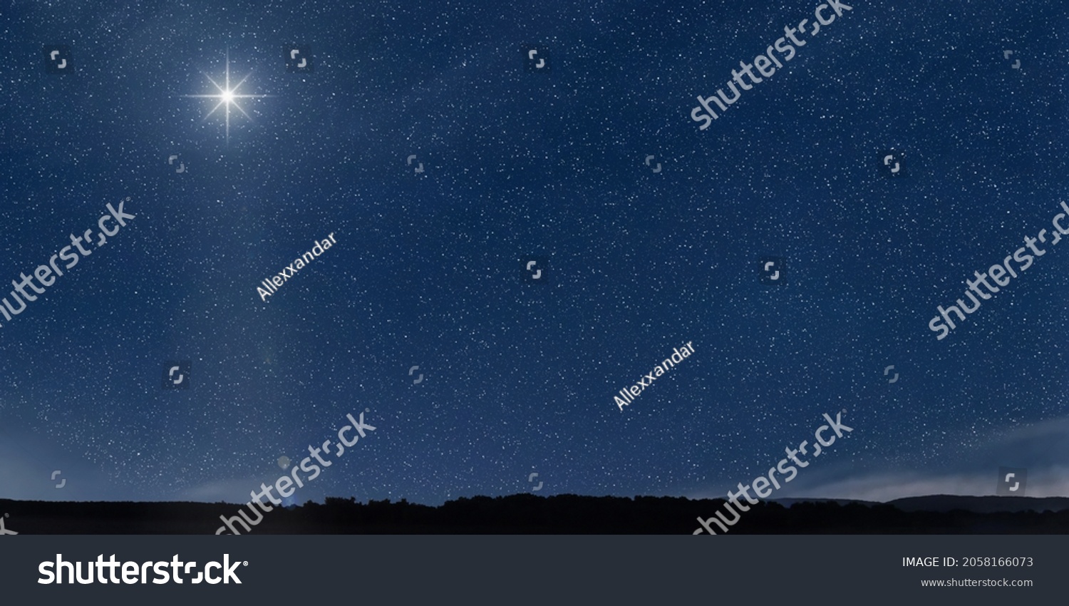 Star Shines Over Manger Jesus Christ Stock Photo 2058166073 | Shutterstock