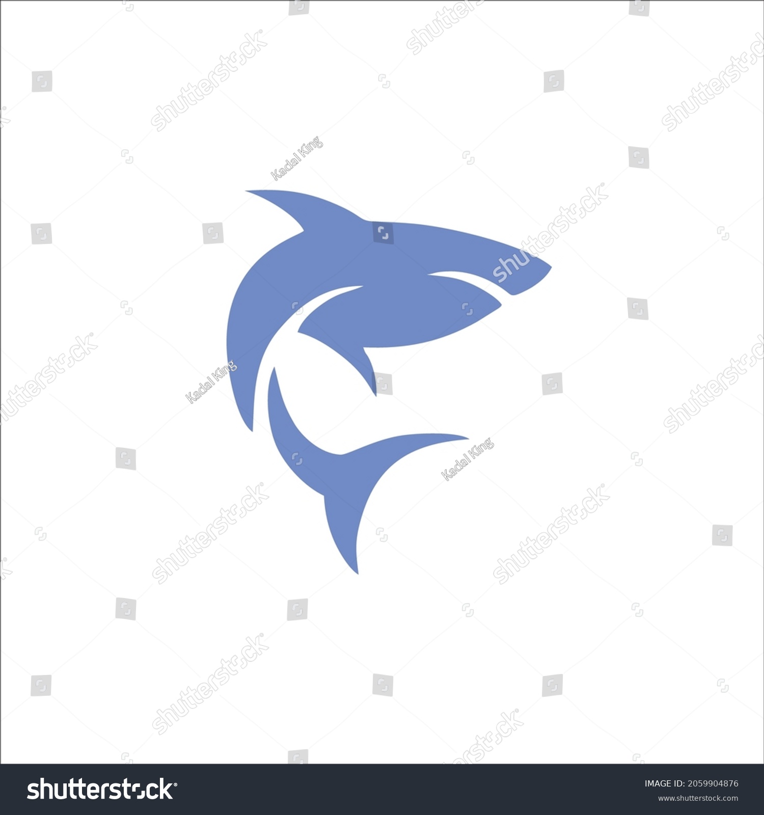 Shark Logo Design Your Companys Identity Stock Vector (Royalty Free ...