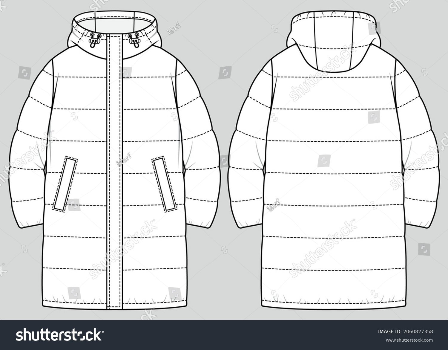 Куртка vector long down Jacket