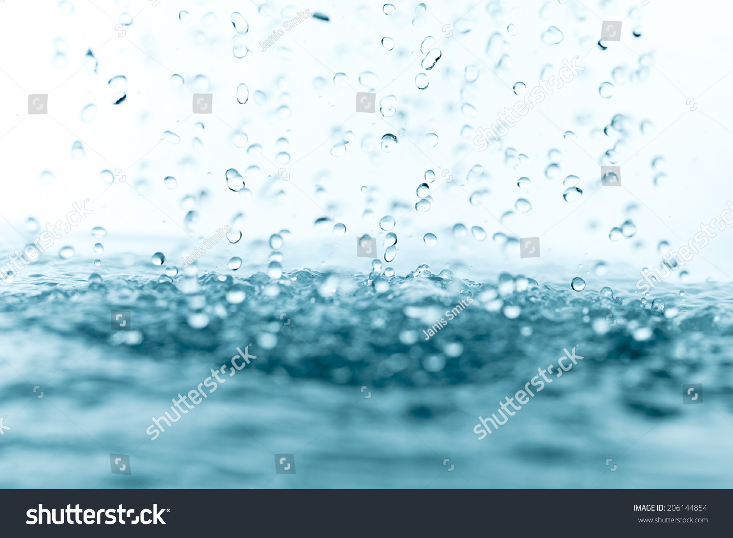 Falling Splashing Water Stock Photo 206144854 | Shutterstock