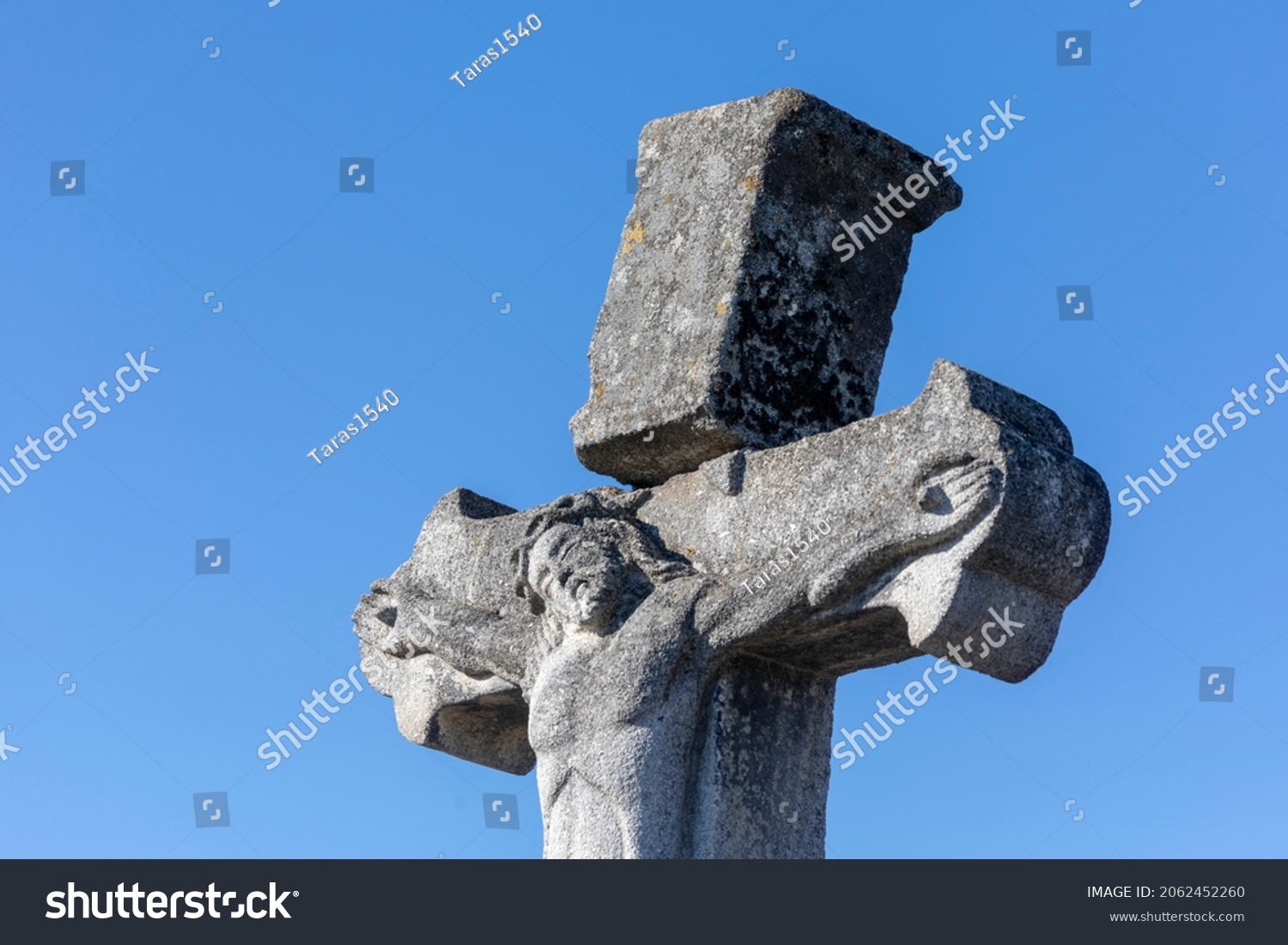 Christian Cross Crucifixion Jesus Christ On Stock Photo 2062452260 ...