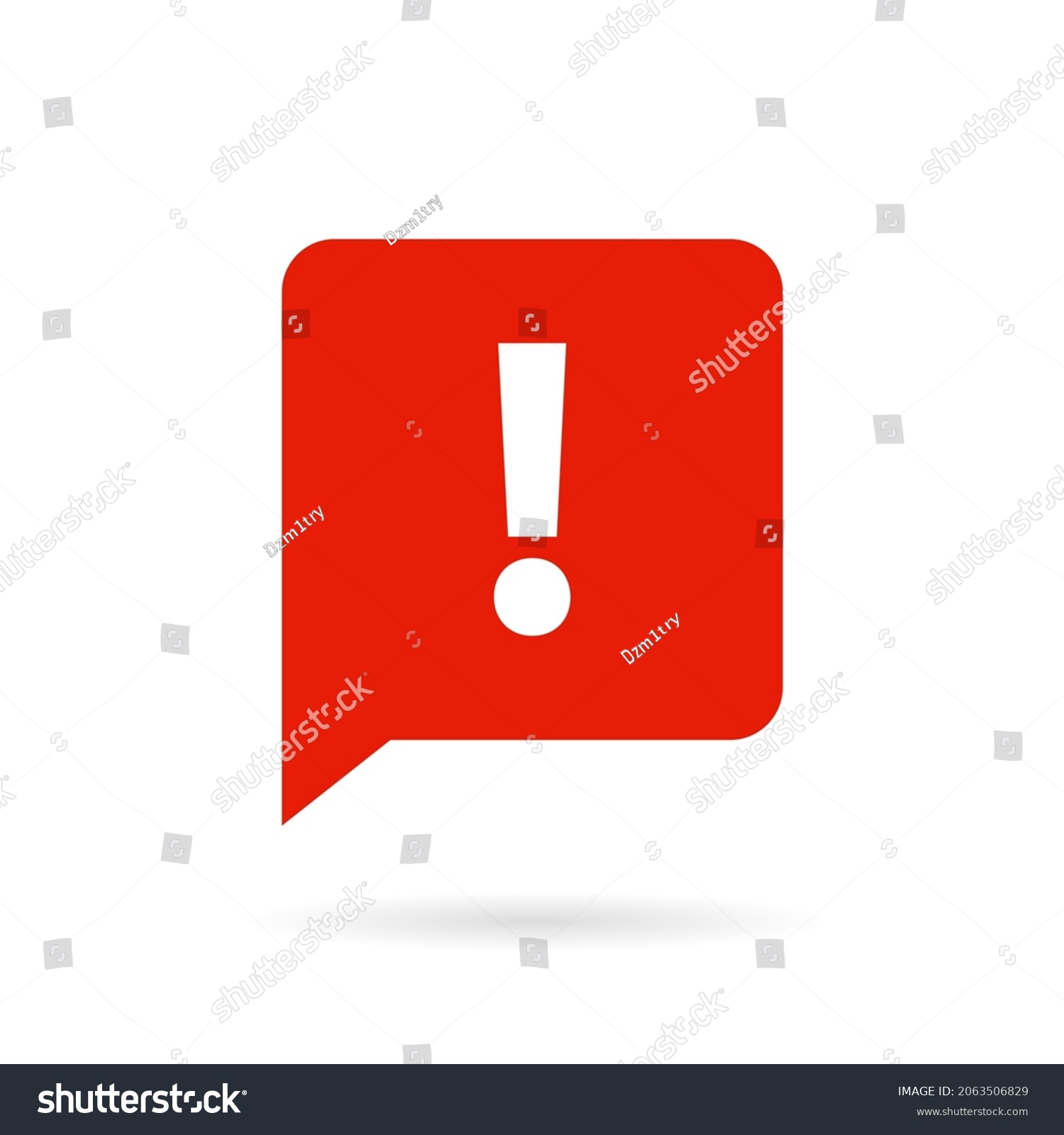 High Priority Square Icon Clipart Image Stock Vector (Royalty Free ...