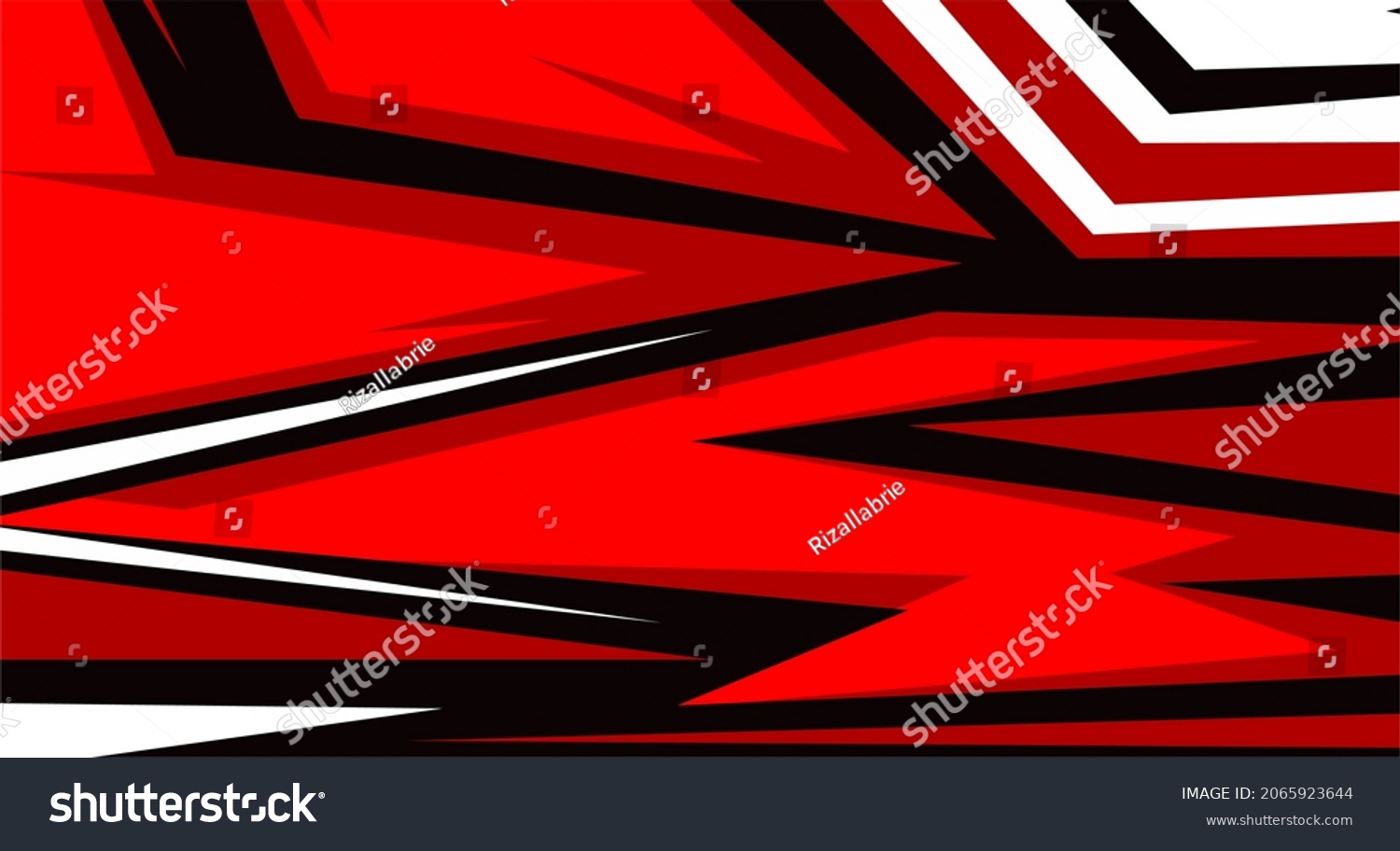 Red Colours Racing Strip Vector Art Stock Vector (Royalty Free ...