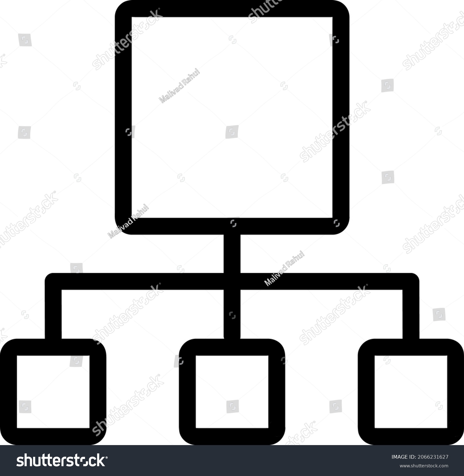 Computer Network Icon Perfect Black Pictogram Stock Vector (royalty 