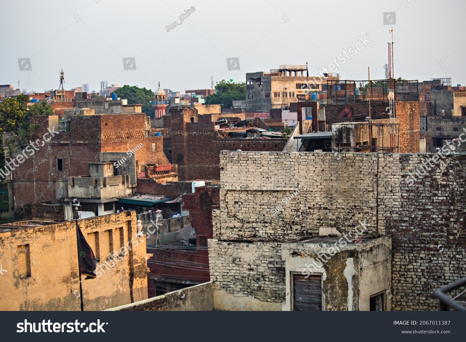 Lahore Pakistan September 2021 Walled City Stock Photo 2067011387   Stock Photo Lahore Pakistan September Walled City Neighborhood In Lahore Pakistan Old House Haveli 2067011387 