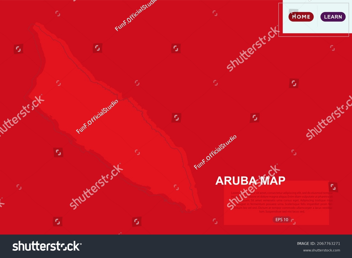 Aruba Map World Map International Vector Stock Vector Royalty Free Stock Vector Aruba Map World Map International Vector Template With Red Color And Outline Sketch Isolated On 2067763271