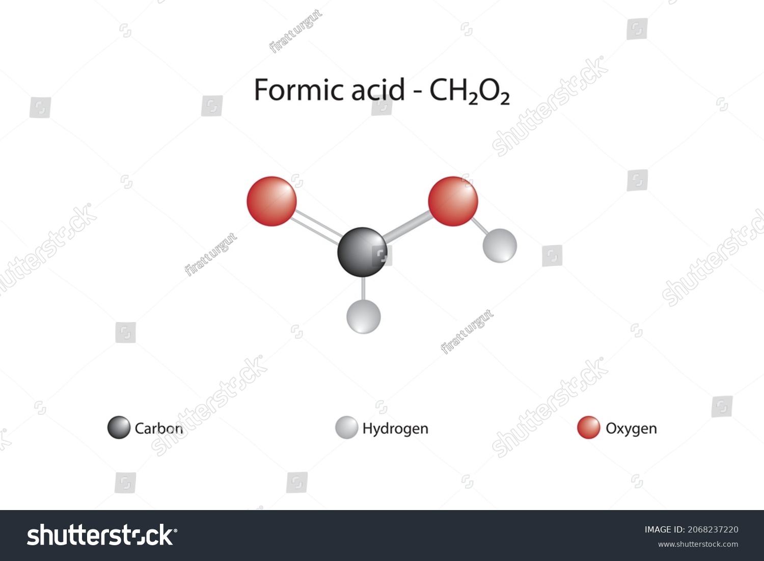 Molecular Formula Formic Acid Formic Acid Stock Vector (Royalty Free ...