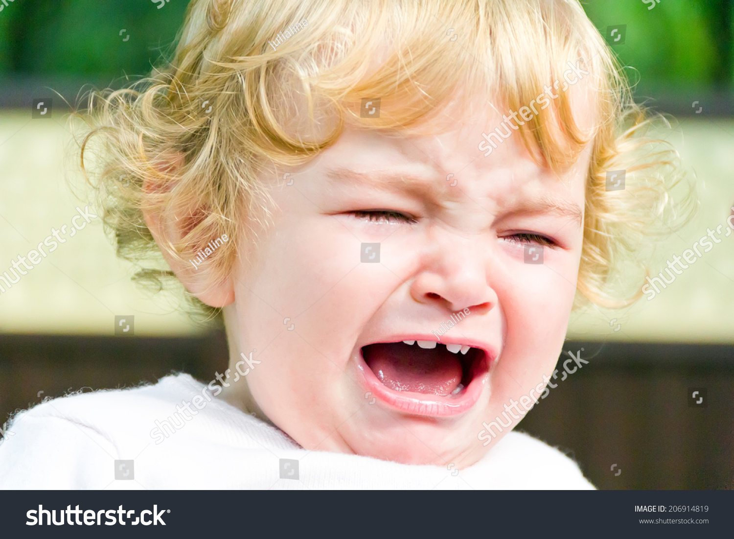 Image Cute Baby Girl Tear Stock Photo 206914819 | Shutterstock