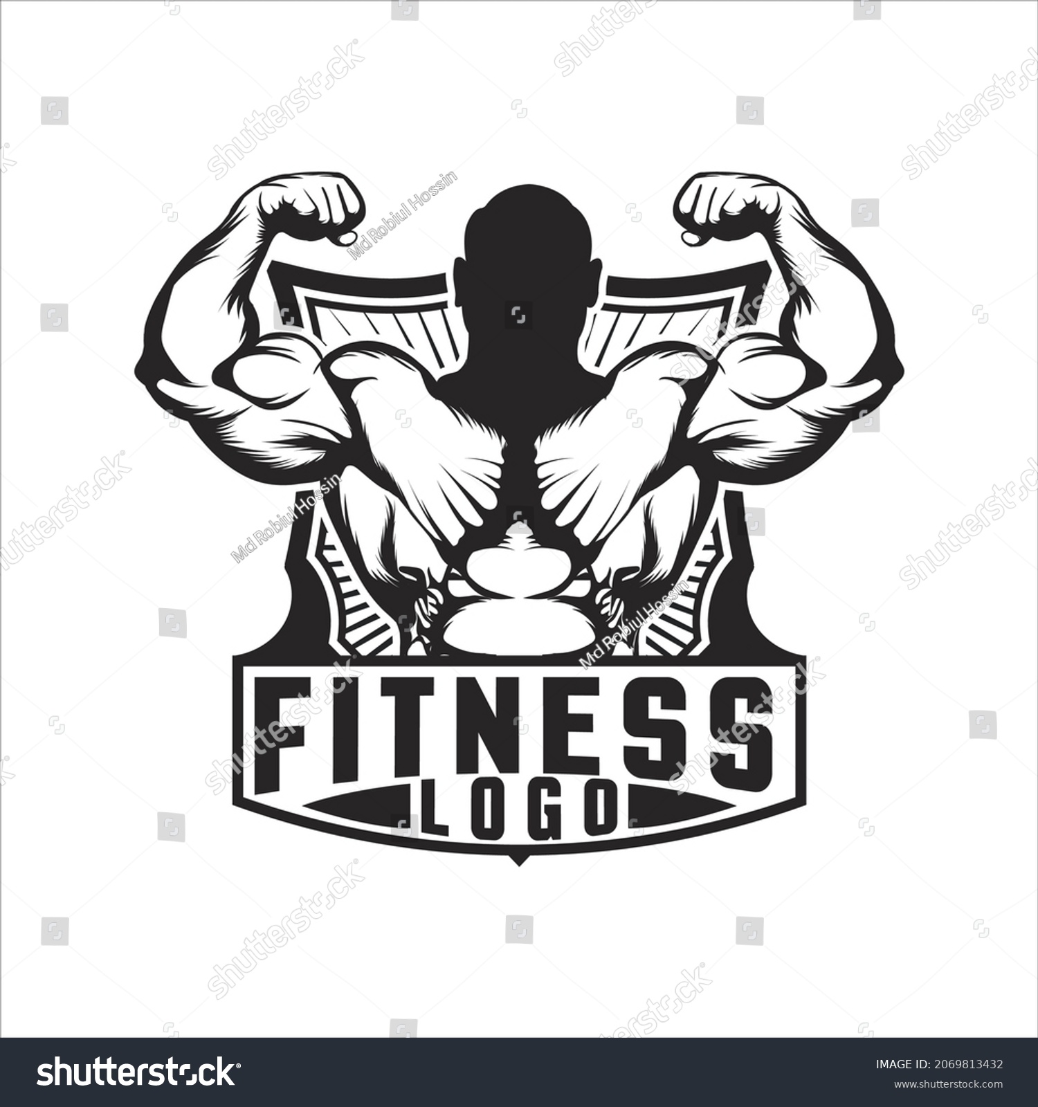 Fitness Logo Gym Logo Fitness Club Stock Vector (Royalty Free ...