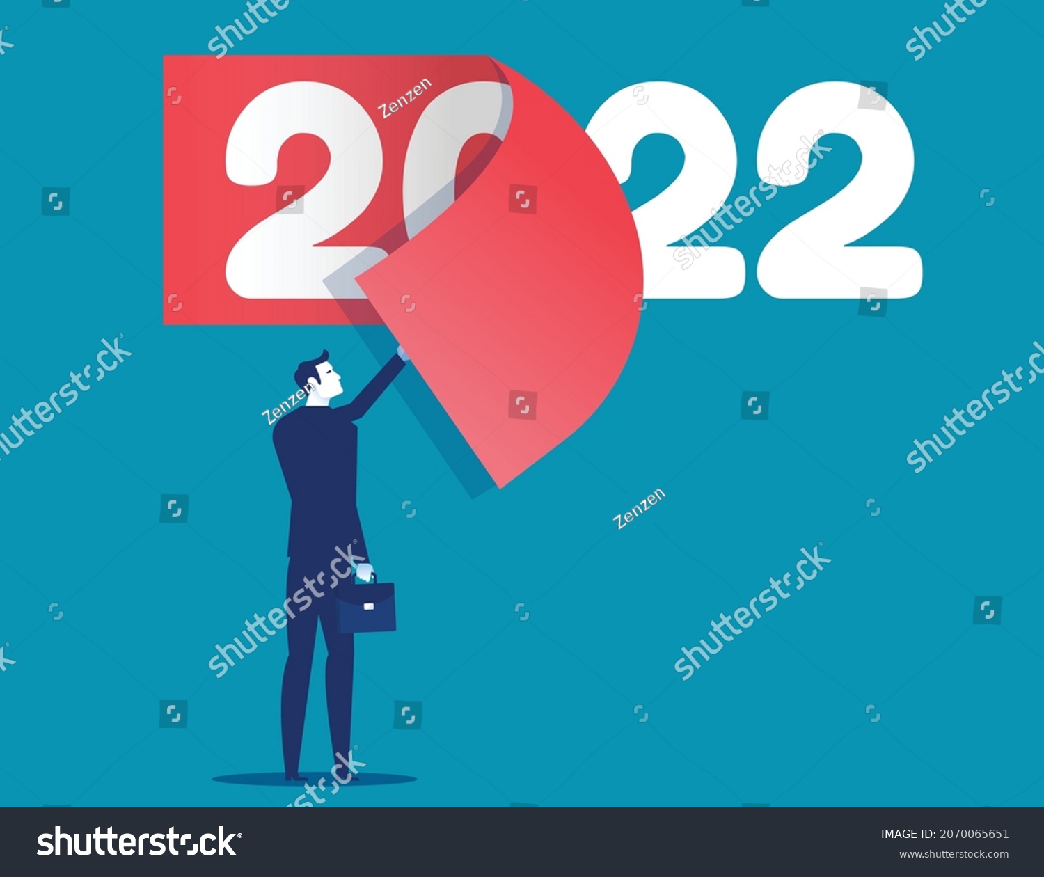 Change Year 2021 2022 Year Changing Stock Vector (Royalty Free ...