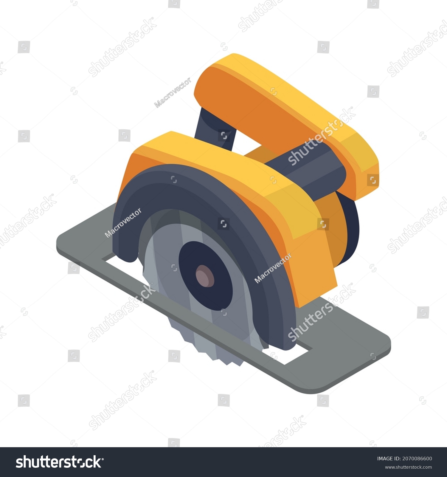 Sawmill Timber Mill Lumberjack Isometric Composition Stock Vector ...