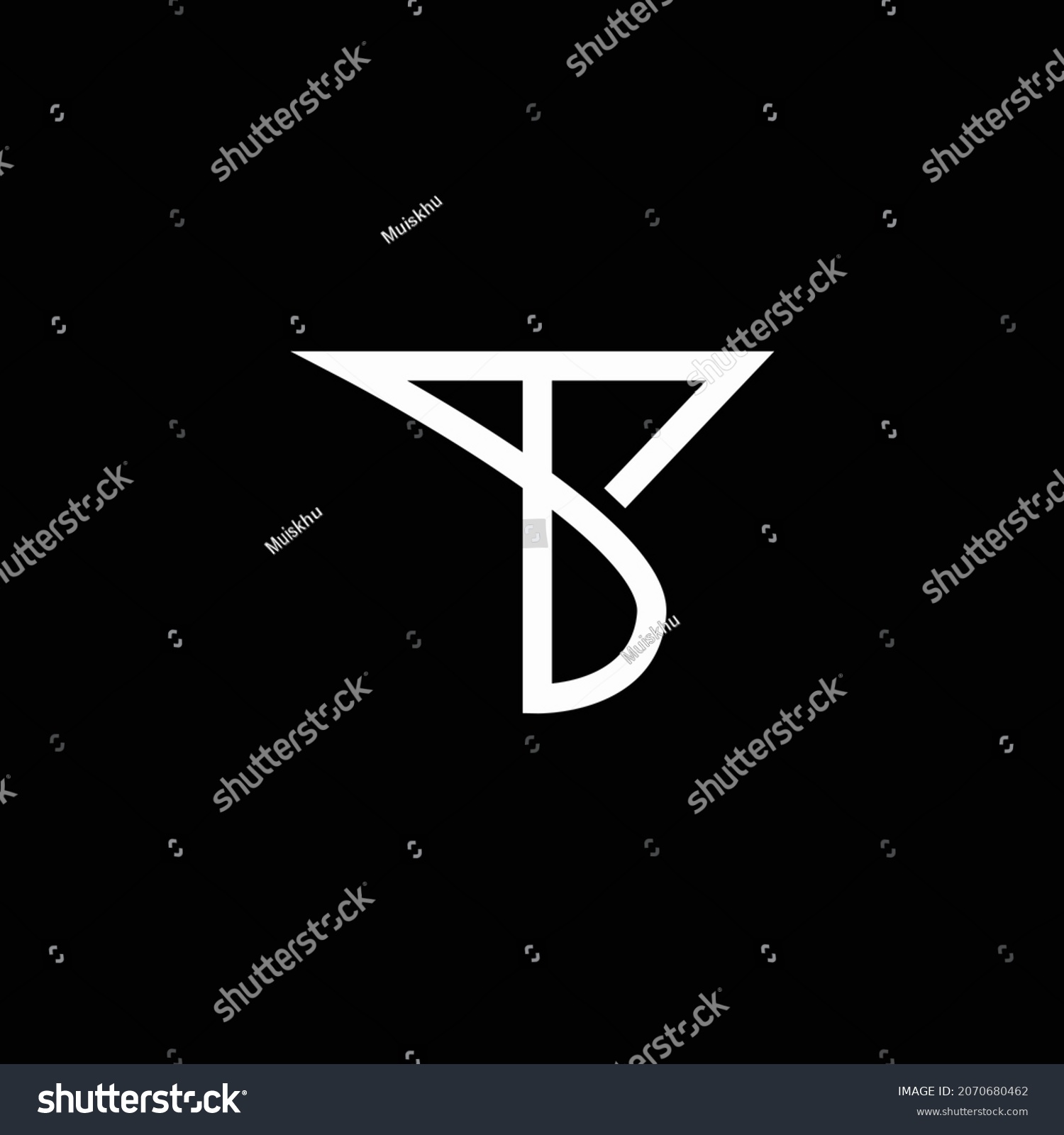 Professional Elegant Latest Artistic Letter Tb Stock Vector (Royalty ...