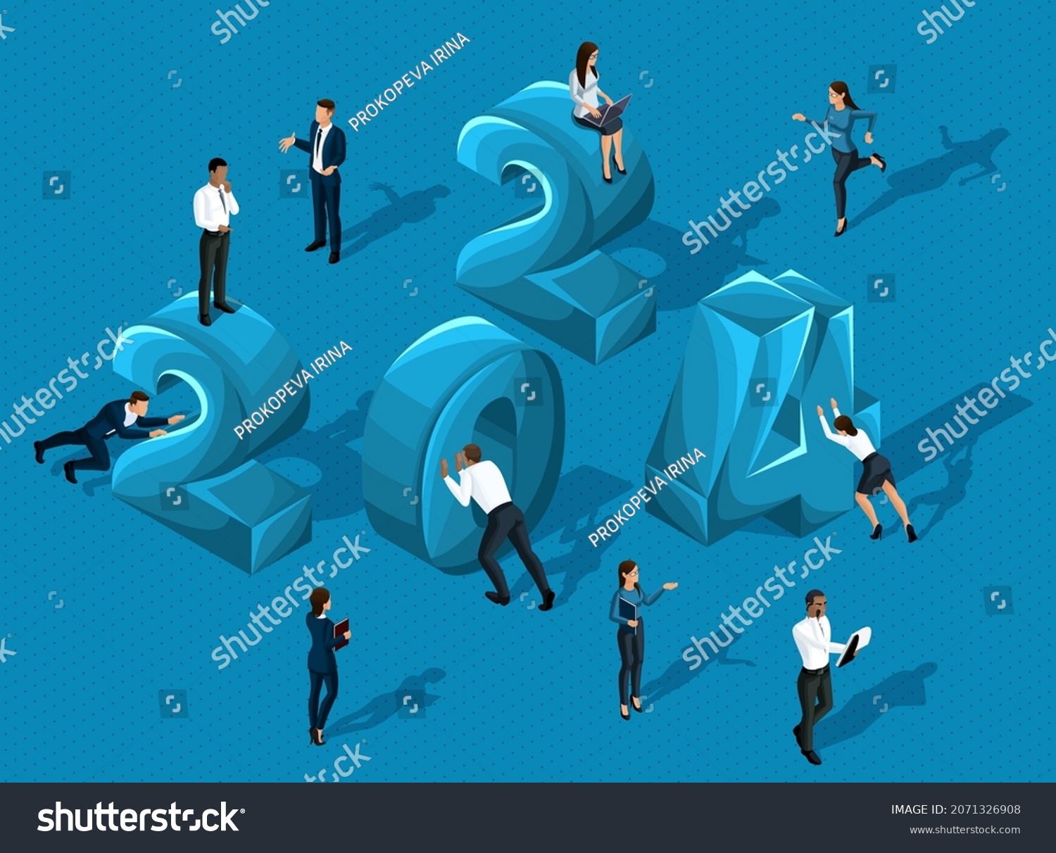 3d Isometrics Business Calendar 2024 Business Stock Vector Royalty 3d Isometrics Business Calendar 2024 Business Stock Vector Royalty