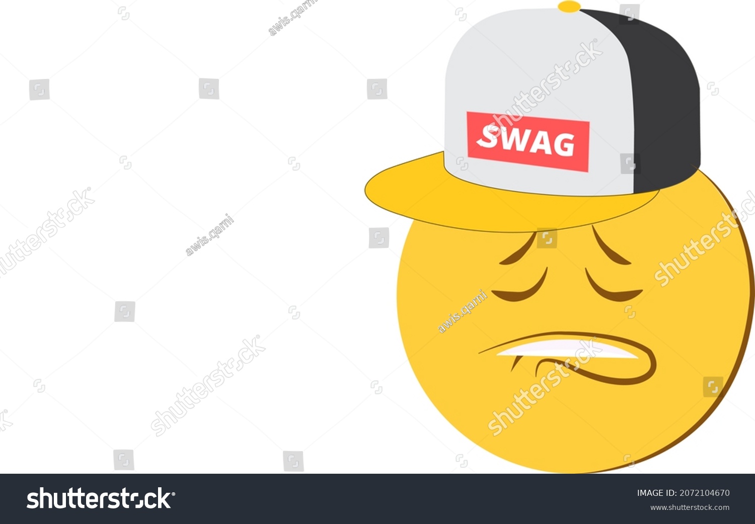 Trend Emoji White Background Stock Illustration 2072104670 | Shutterstock