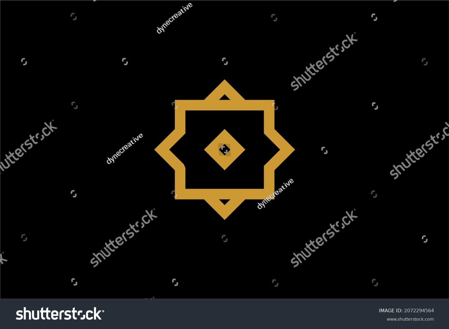 Islamic Logo Design Vector Mosque Abstract Stock Vector (Royalty Free ...