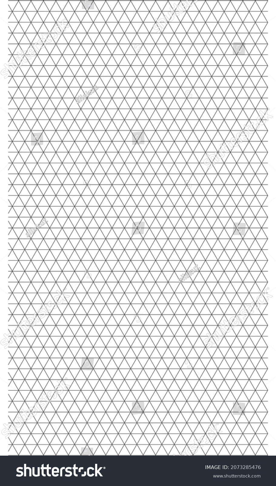 Graph Paper Printable Isometric Color Grid Stock Vector (Royalty Free ...