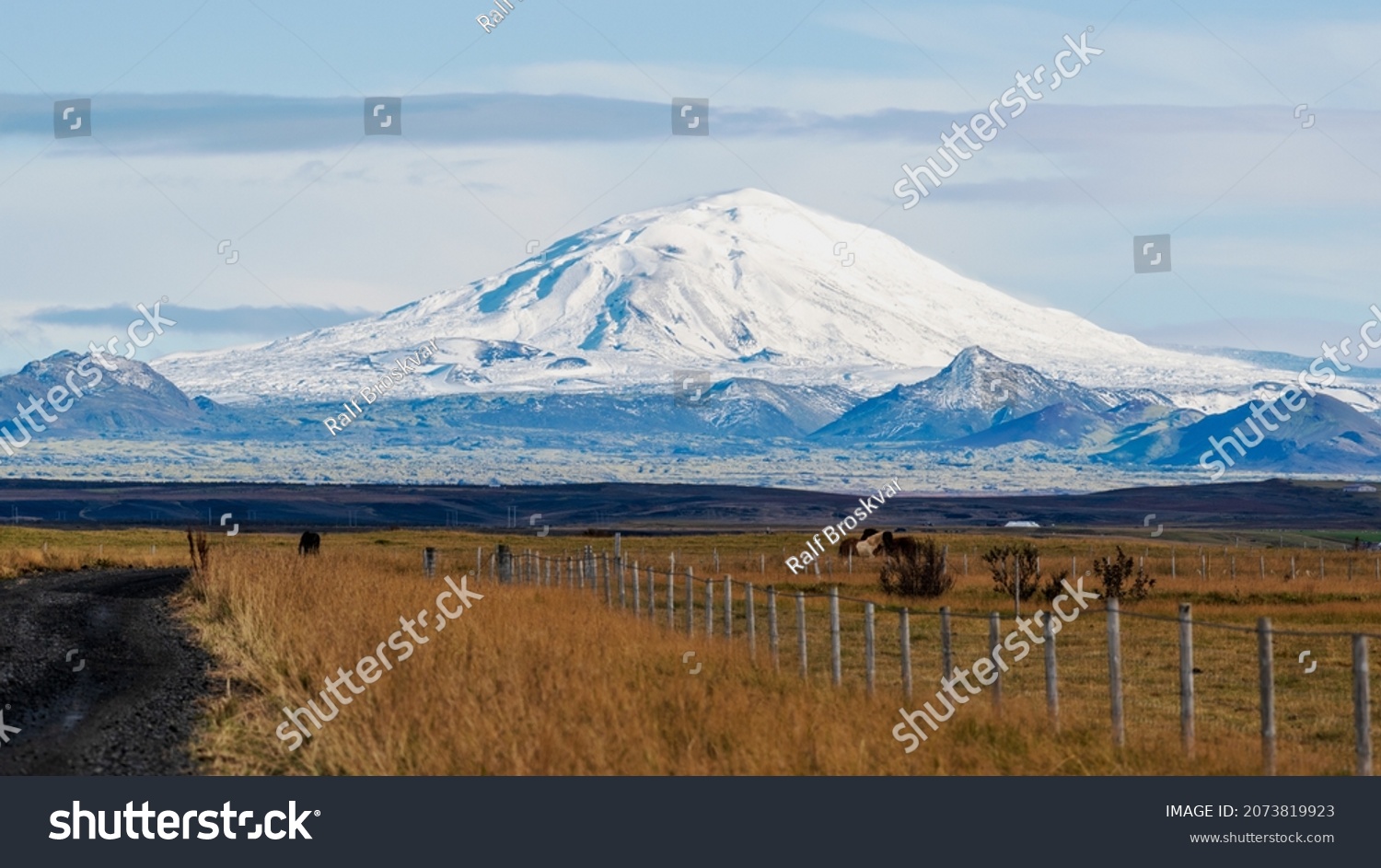 1491 Meter High Hekla One Icelands Stock Photo 2073819923 Shutterstock