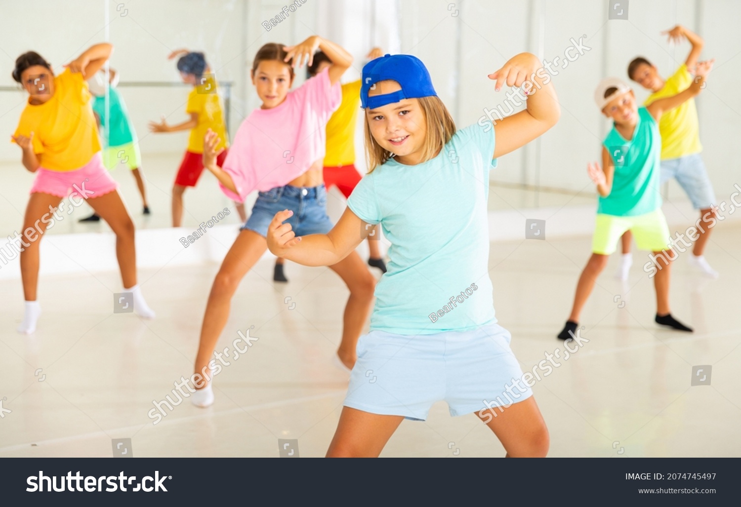 Confident Tween Girl Breakdancer Posing During Stock Photo 2074745497 ...