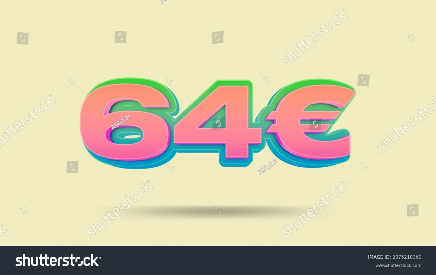 64-euro-3d-number-64-euro-stock-illustration-2075218360-shutterstock