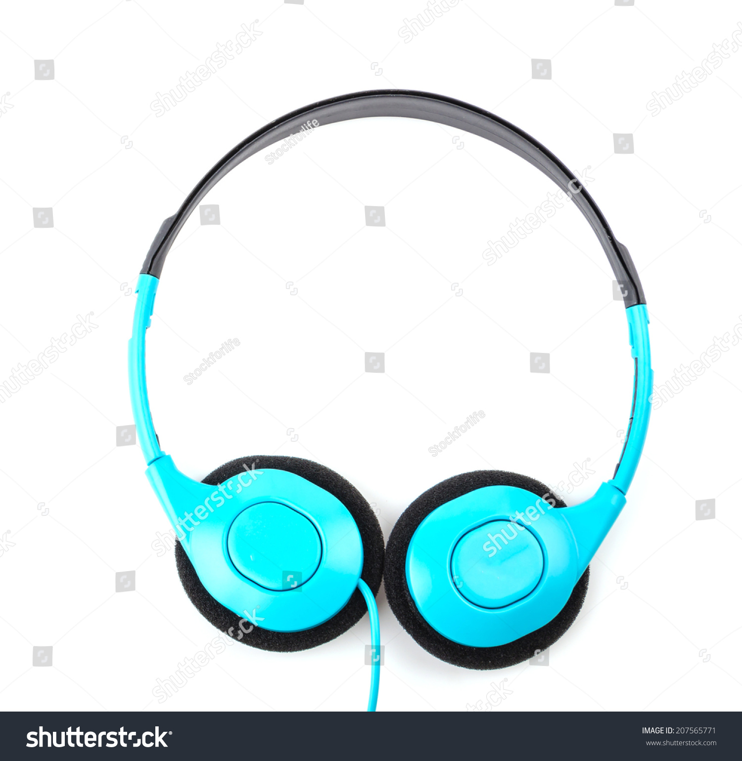 Headphone Isolated White Background Stock Photo 207565771 | Shutterstock