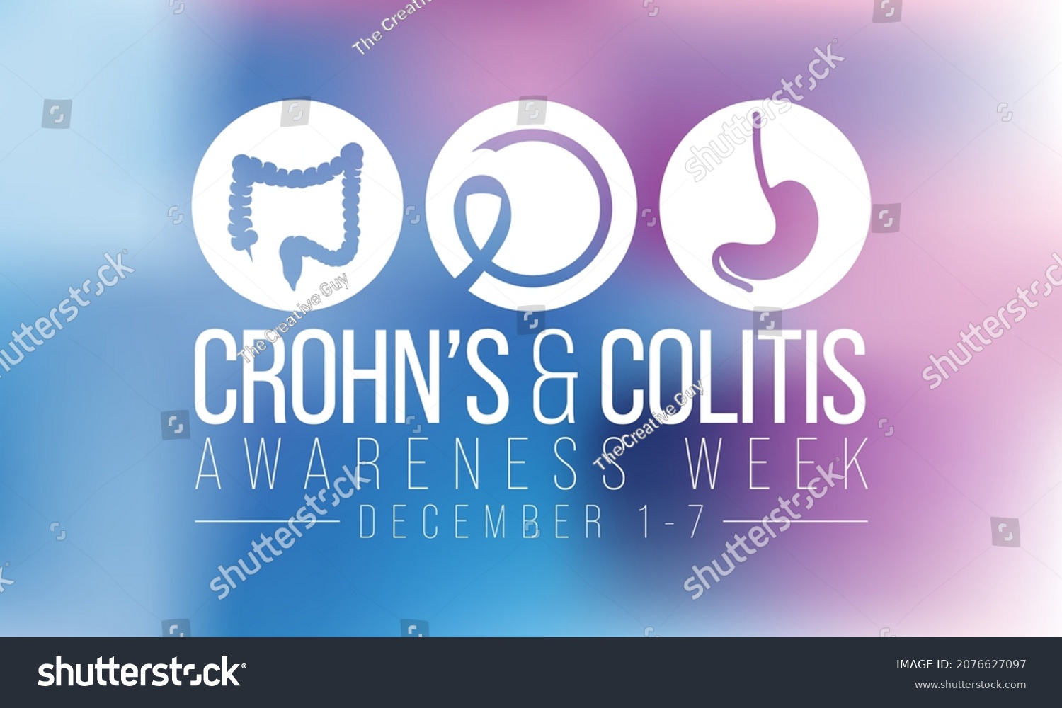 Crohns Colitis Awareness Week Observed Every Stock Vector Royalty Free