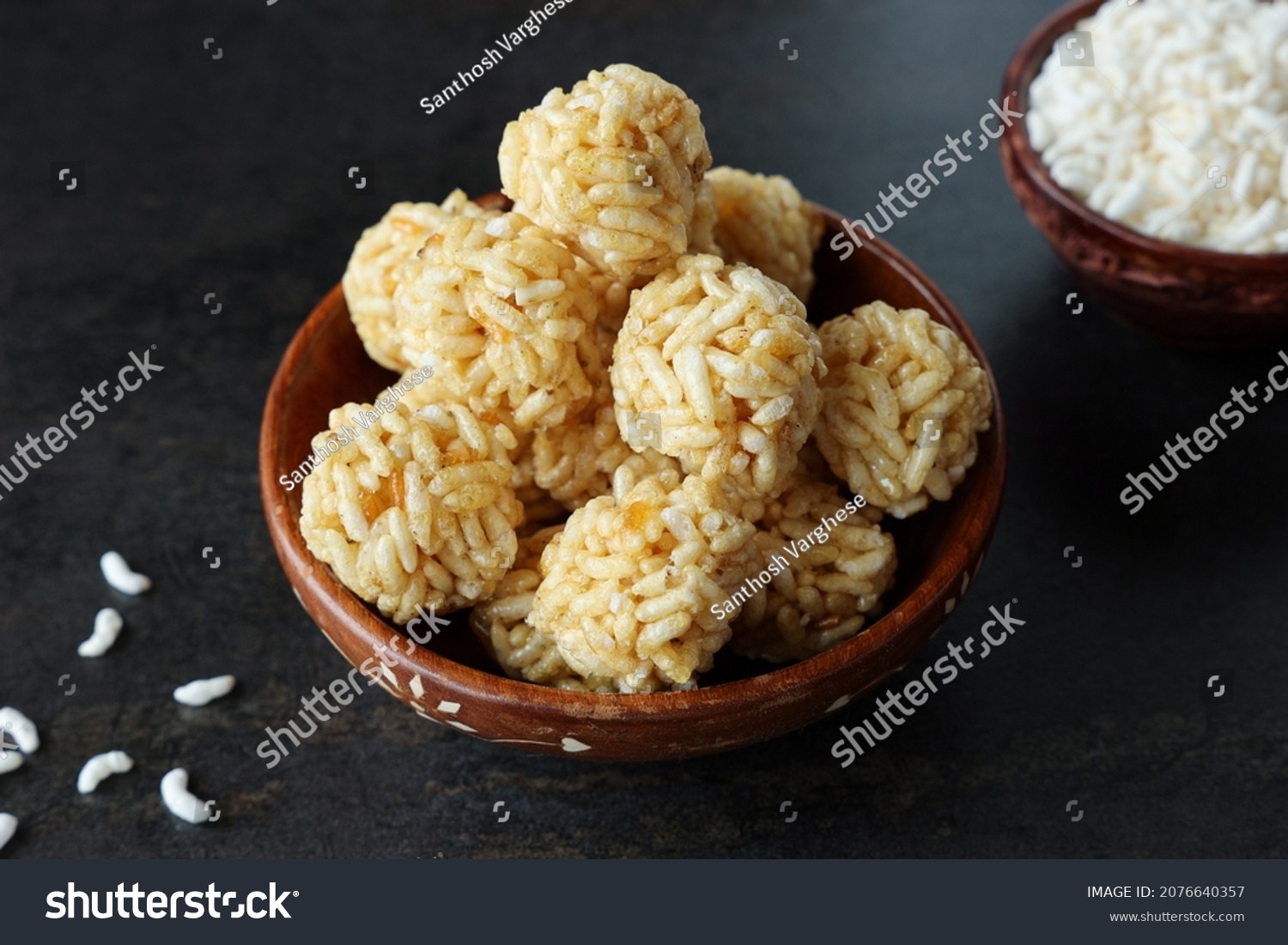 Murmura Ladoo Laddu Puffed Rice Ball Stock Photo 2076640357 | Shutterstock