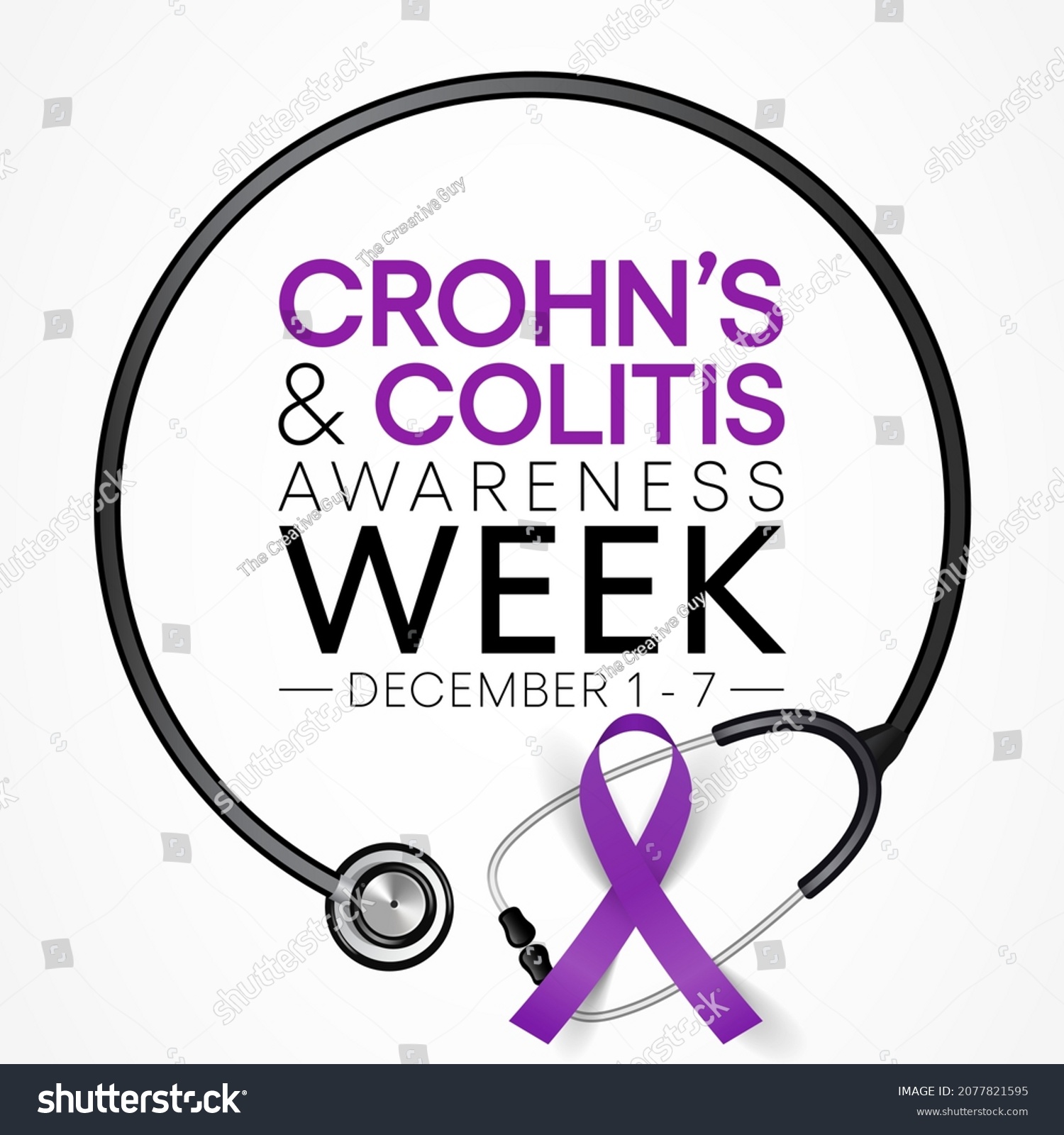 Crohns Colitis Awareness Week Observed Every Stock Vector Royalty Free 2077821595 Shutterstock 5019