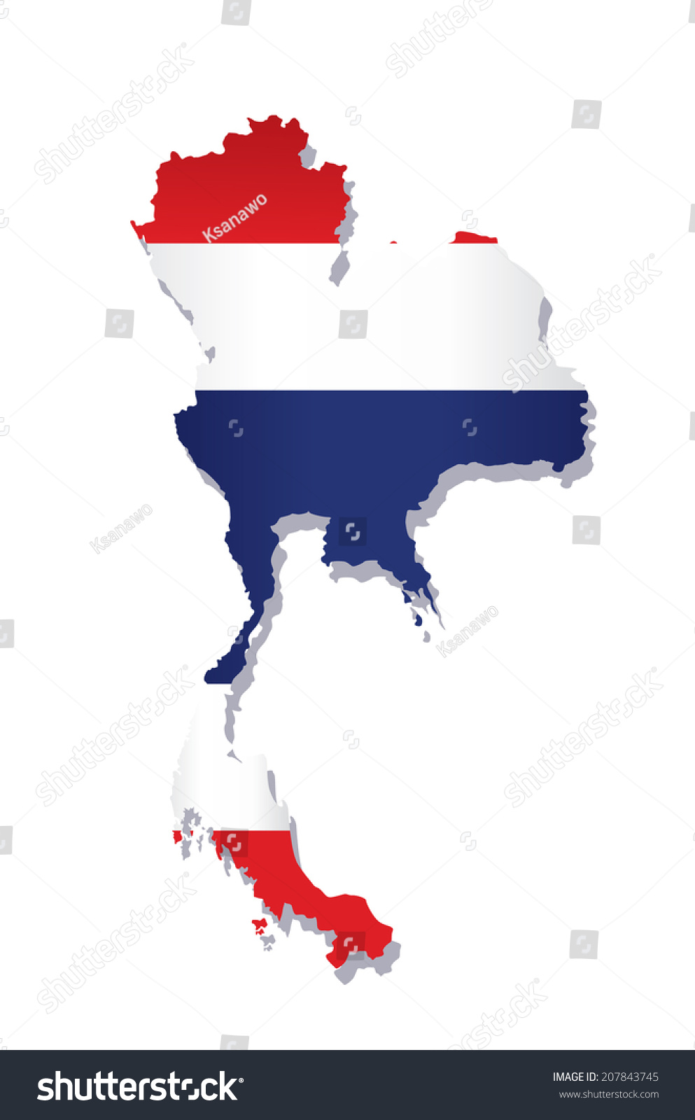 7,552 Thailand map flag Images, Stock Photos & Vectors | Shutterstock