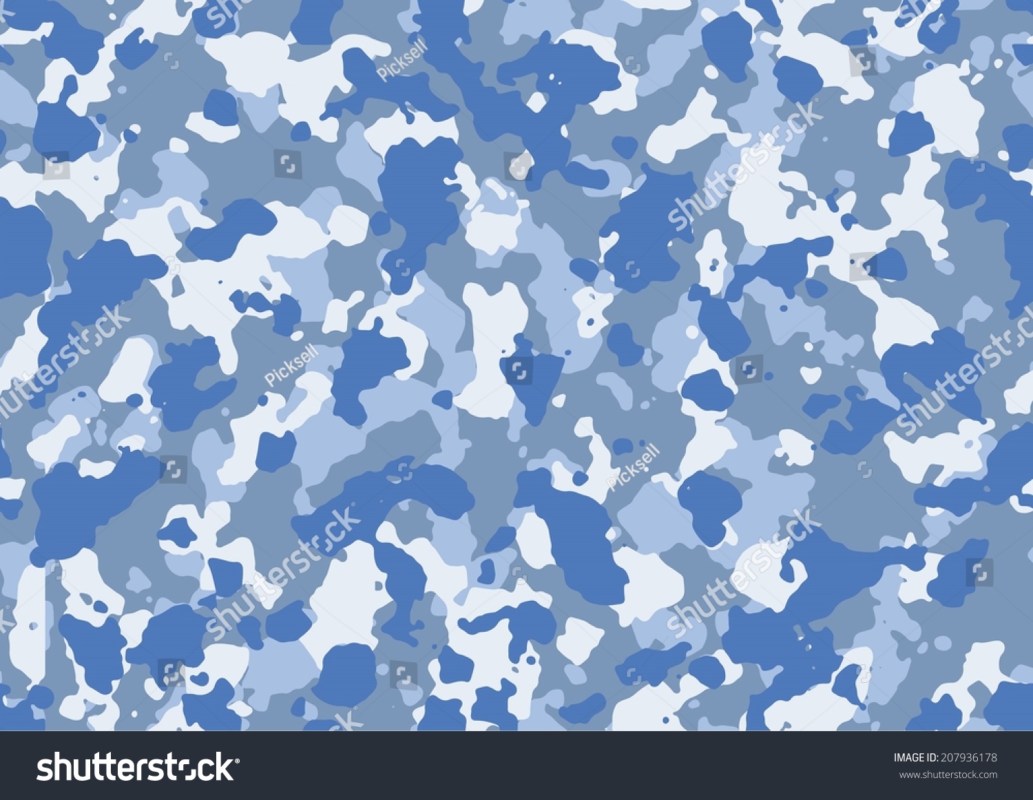 Seamless Blue Navy Seamless Camo Texture Stock Illustration 207936178 ...