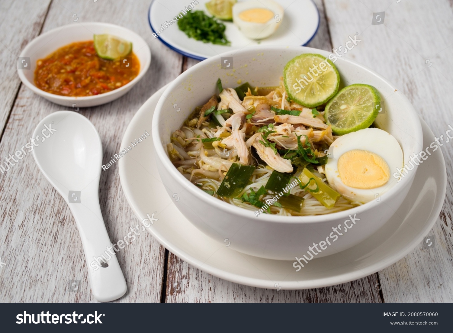 Chicken Soto Soto Ayam Indonesia Soto Stock Photo 2080570060 Shutterstock