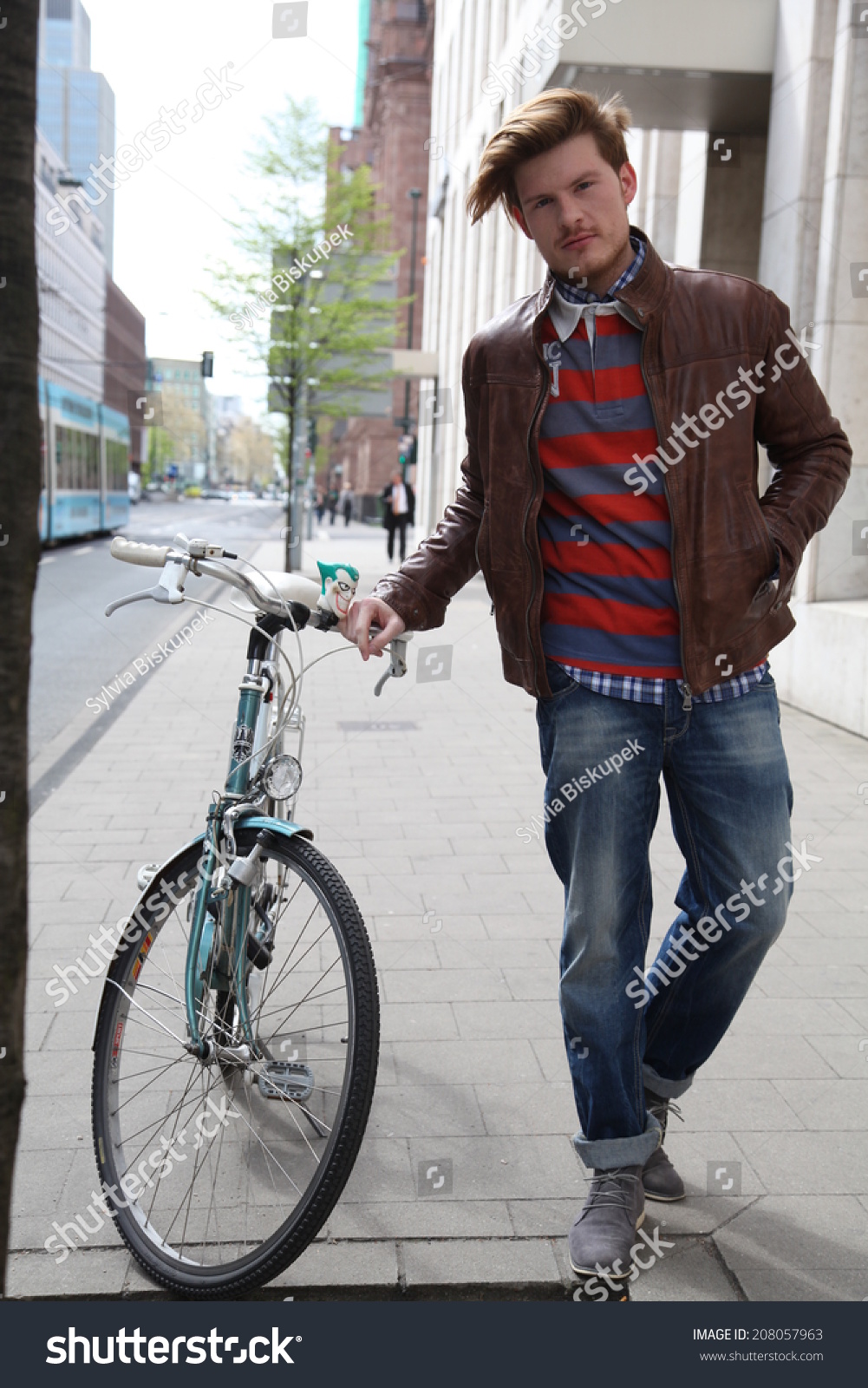 bicycle leather jacket