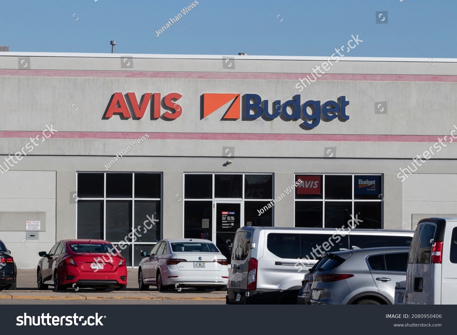 1 487 Budget Rent Car Images Stock Photos Vectors Shutterstock   Stock Photo Dayton Circa November Avis And Budget Rent A Car Location Avis And Budget Are Part Of The 2080950406 