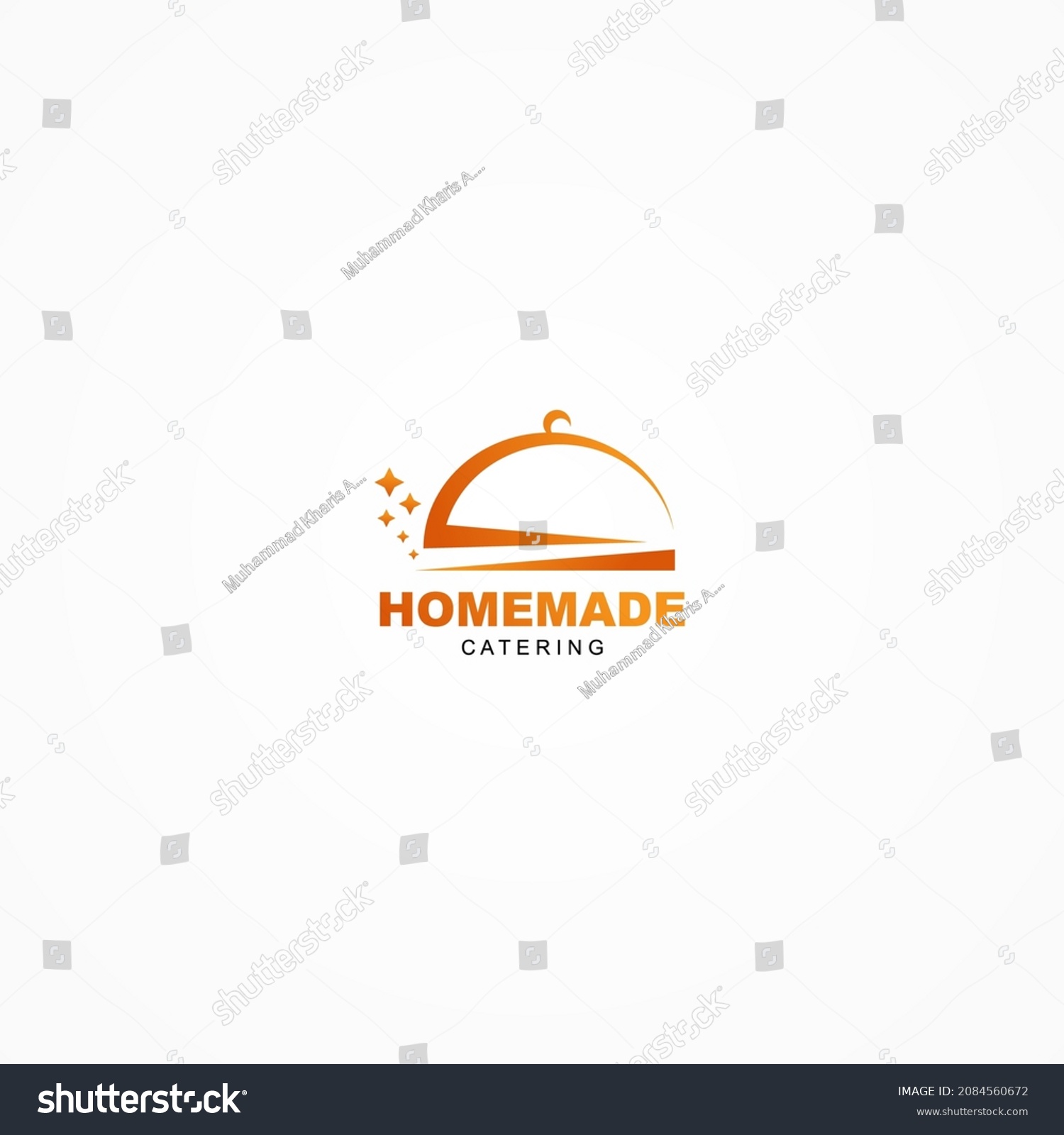 Food Logo Vector Simple Elegant Design Stock Vector (Royalty Free