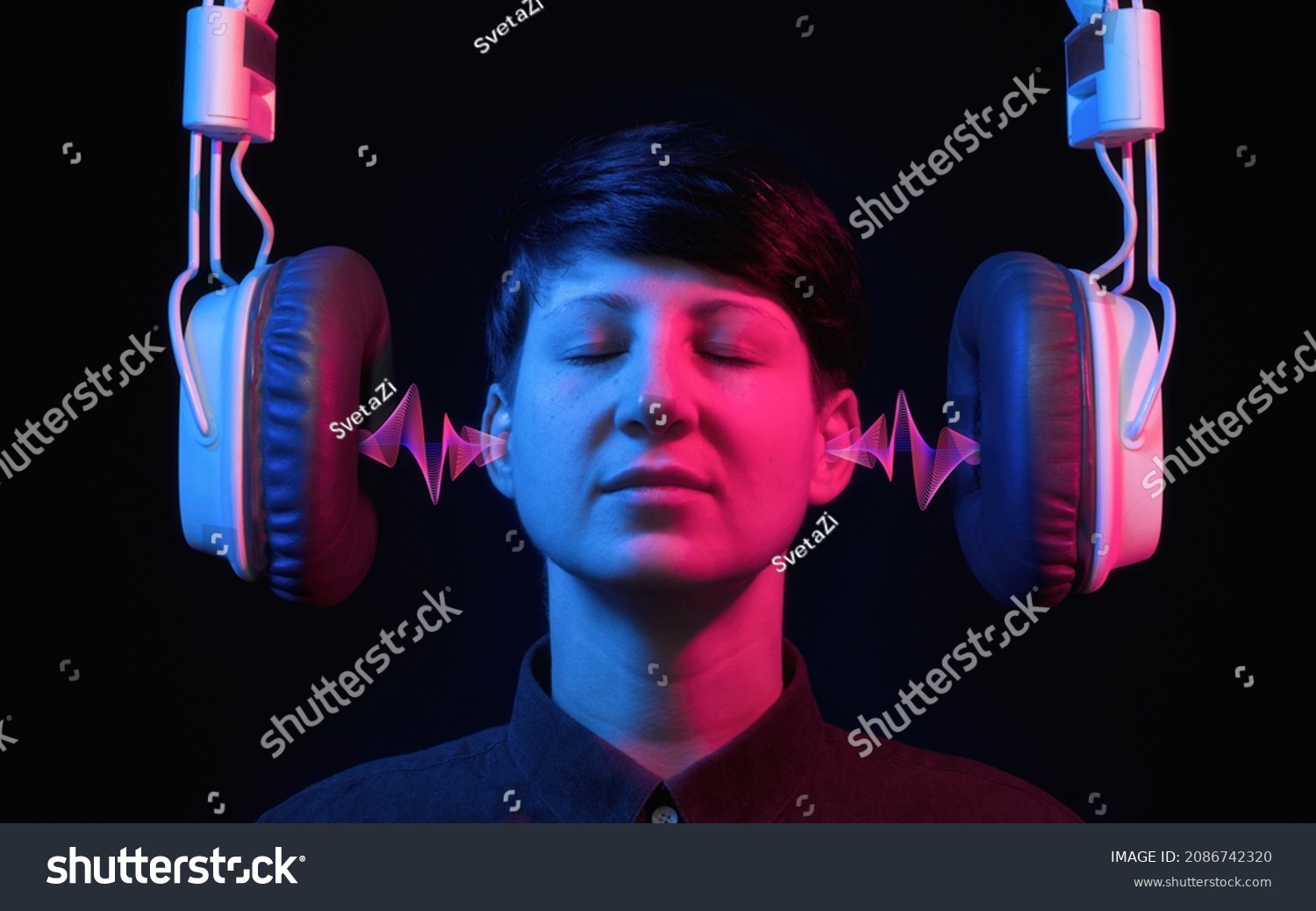 sound-wave-transmission-headphone-speakers-human-stock-photo-2086742320