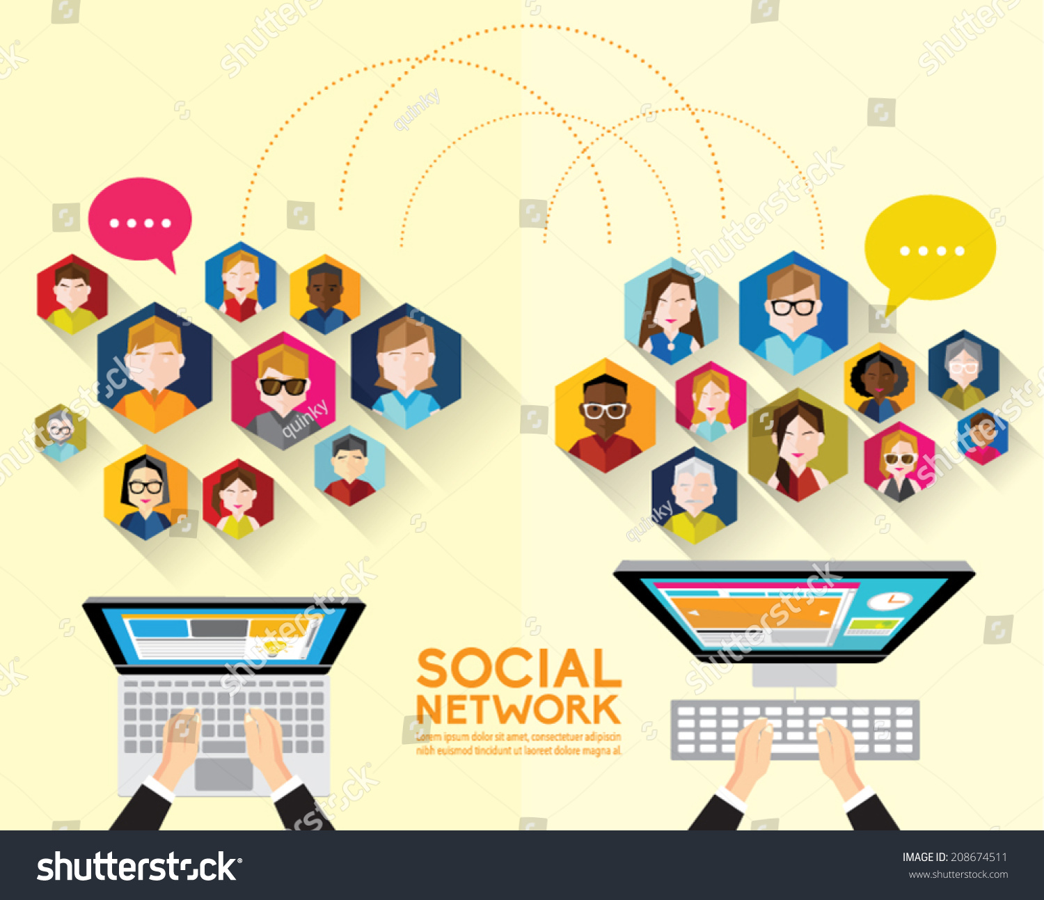 People Icon Conceptual Vector Design Stock Vector (Royalty Free ...